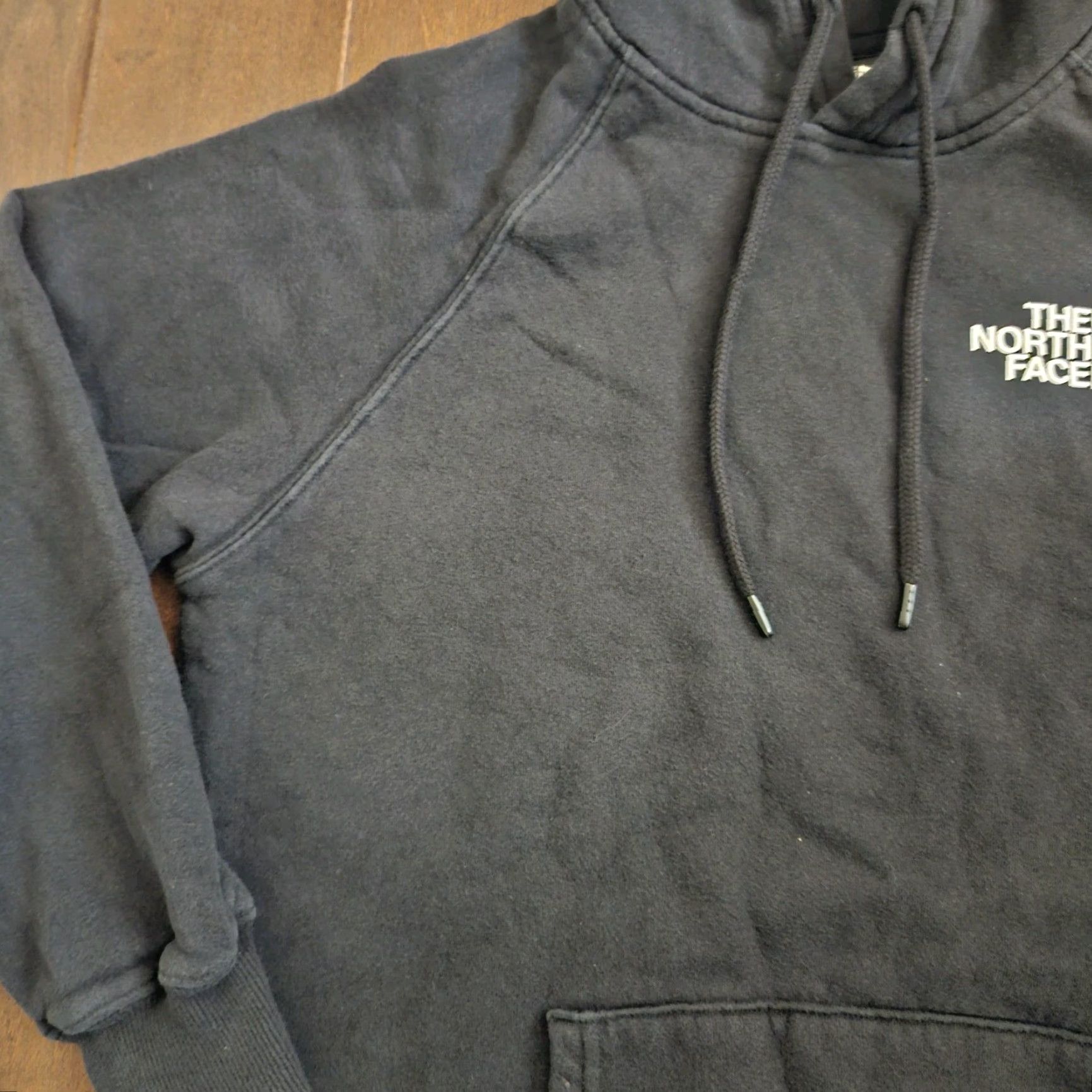 The North Face VINTAGE not applicable The North Face Womens Black Pullover Hoodie Logo Sweatshirt Large Size L / US 10 / IT 46 - 5 Thumbnail