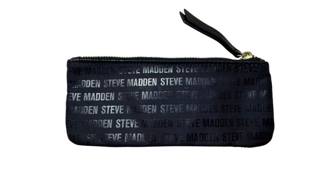 Steve Madden Steve Madden Black Logo Pouch with Gold Hardware Size ONE SIZE - 2 Thumbnail