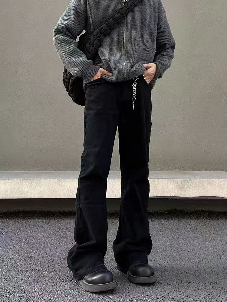 Japanese Brand × Jean High Street Black Machete Micro Flare Jeans Size US 30 / EU 46 - 1 Thumbnail