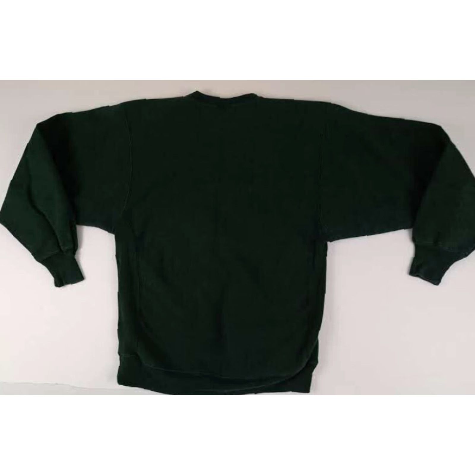 Vintage VINTAGE Michigan State Basketball Reverse Weave Sweatshirt Steve & Barry Unisex Adults M Green Sweatshirt College 90s Mens/Womens Size US M / EU 48-50 / 2 - 6 Thumbnail