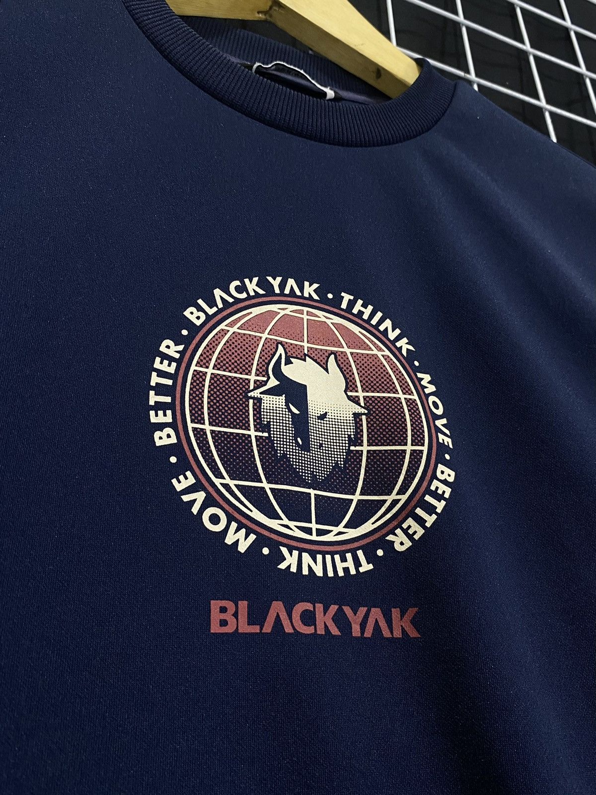 BLACKYAK BLACKYAK NAVY BLUE SWEATSHIRT CREWNECK Size US S / EU 44-46 / 1 - 2 Thumbnail