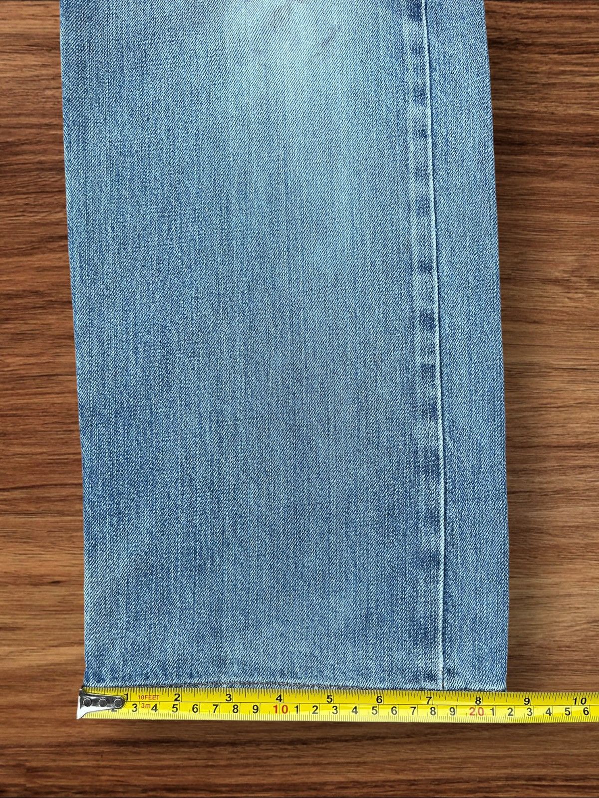 Japanese Brand × Jun Takahashi Vintage Japanese Blue Washed Buttonfly Ripped Selvedge Jeans Size US 30 / EU 46 - 19 Thumbnail