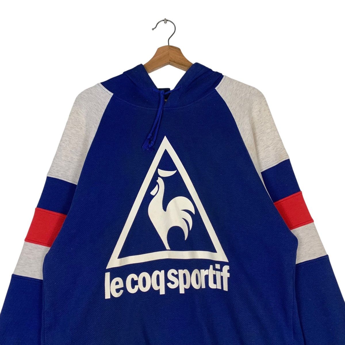 Le Coq Sportif 90's LE COQ SPORTIF Big Logo Pullover Hoodies #1409-C64 Size US M / EU 48-50 / 2 - 2 Thumbnail