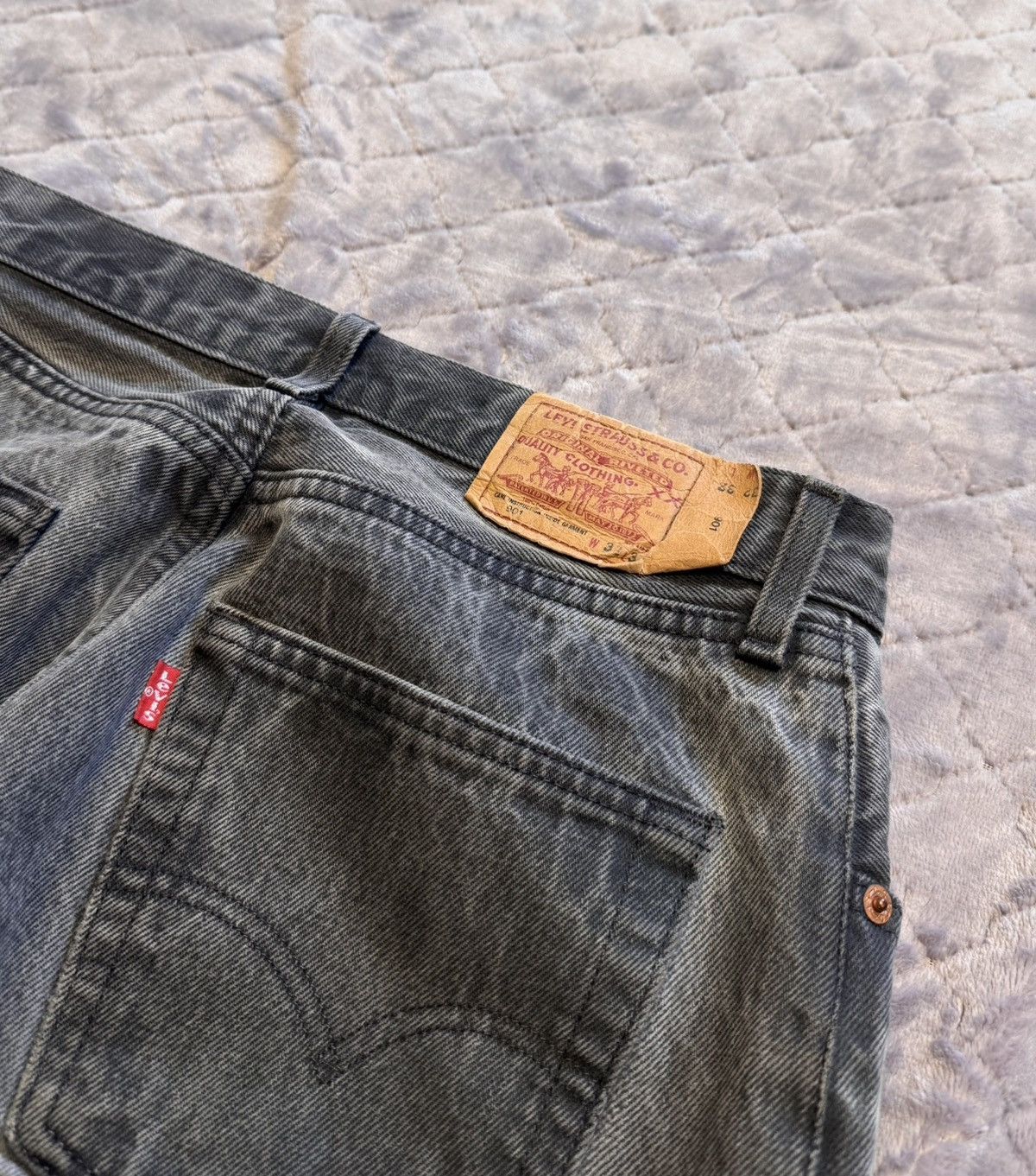 Levi's × Levi's Vintage Clothing × Vintage Vintage Levis 901 Dyed Denim Pants made in France Size US 32 / EU 48 - 6 Thumbnail
