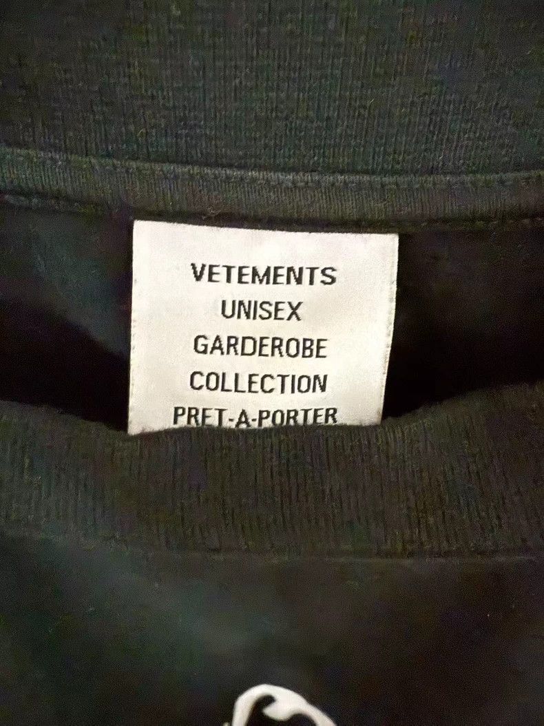 Vetements Vetements Letter print round-neck pullover short-sleeved T Size US XL / EU 56 / 4 - 3 Thumbnail
