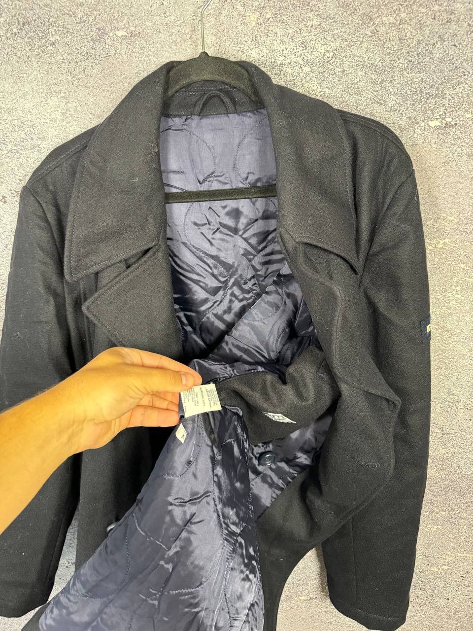 Iceberg ICEBERG Jacket Padded Double Breast Wool Blend Size US XL / EU 56 / 4 - 13 Thumbnail