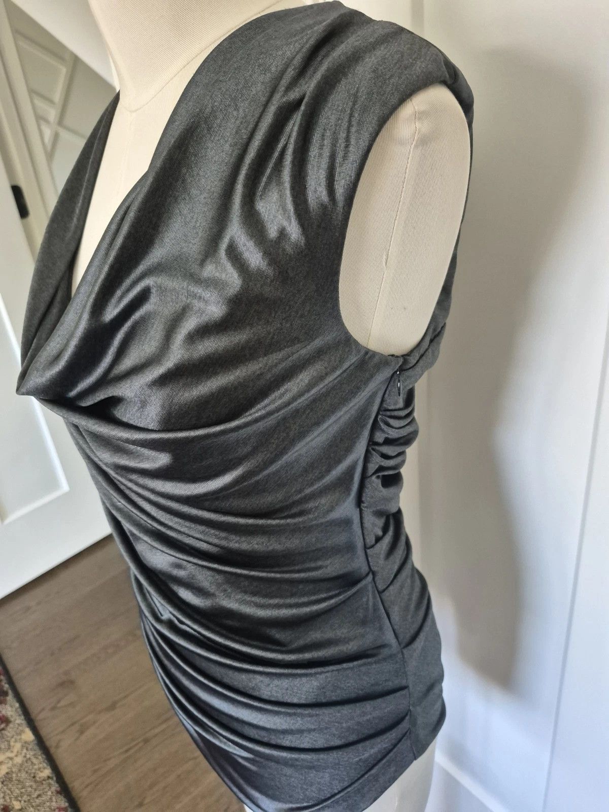 Alexander Wang Metallic Blouse NWT Going Out Party Retro Travel Size M / US 6-8 / IT 42-44 - 6 Thumbnail