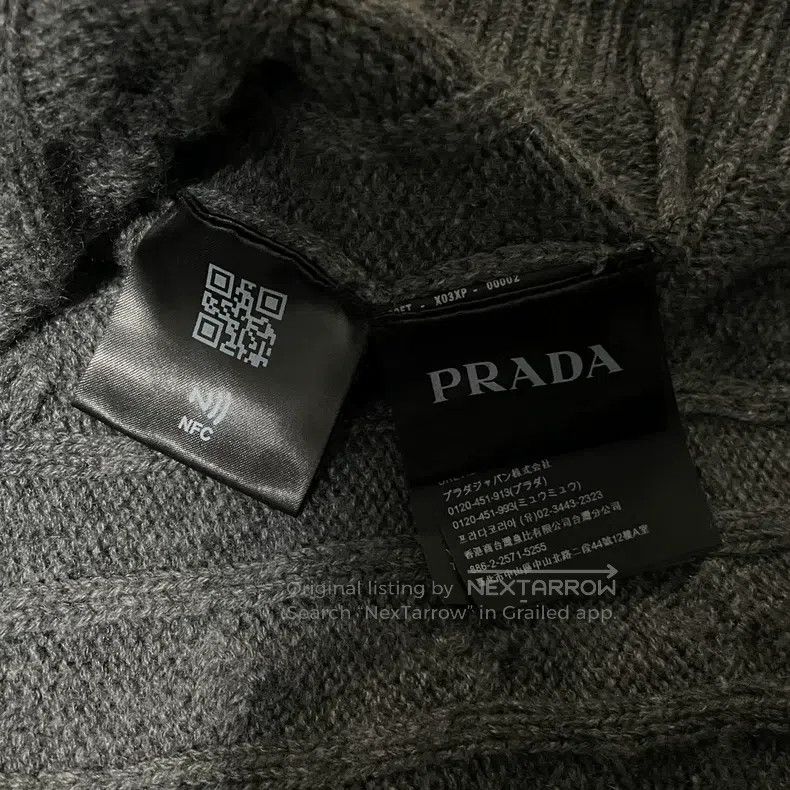 Prada Prada Wool and Cashmere Open Cardigan Size US L / EU 52-54 / 3 - 4 Thumbnail