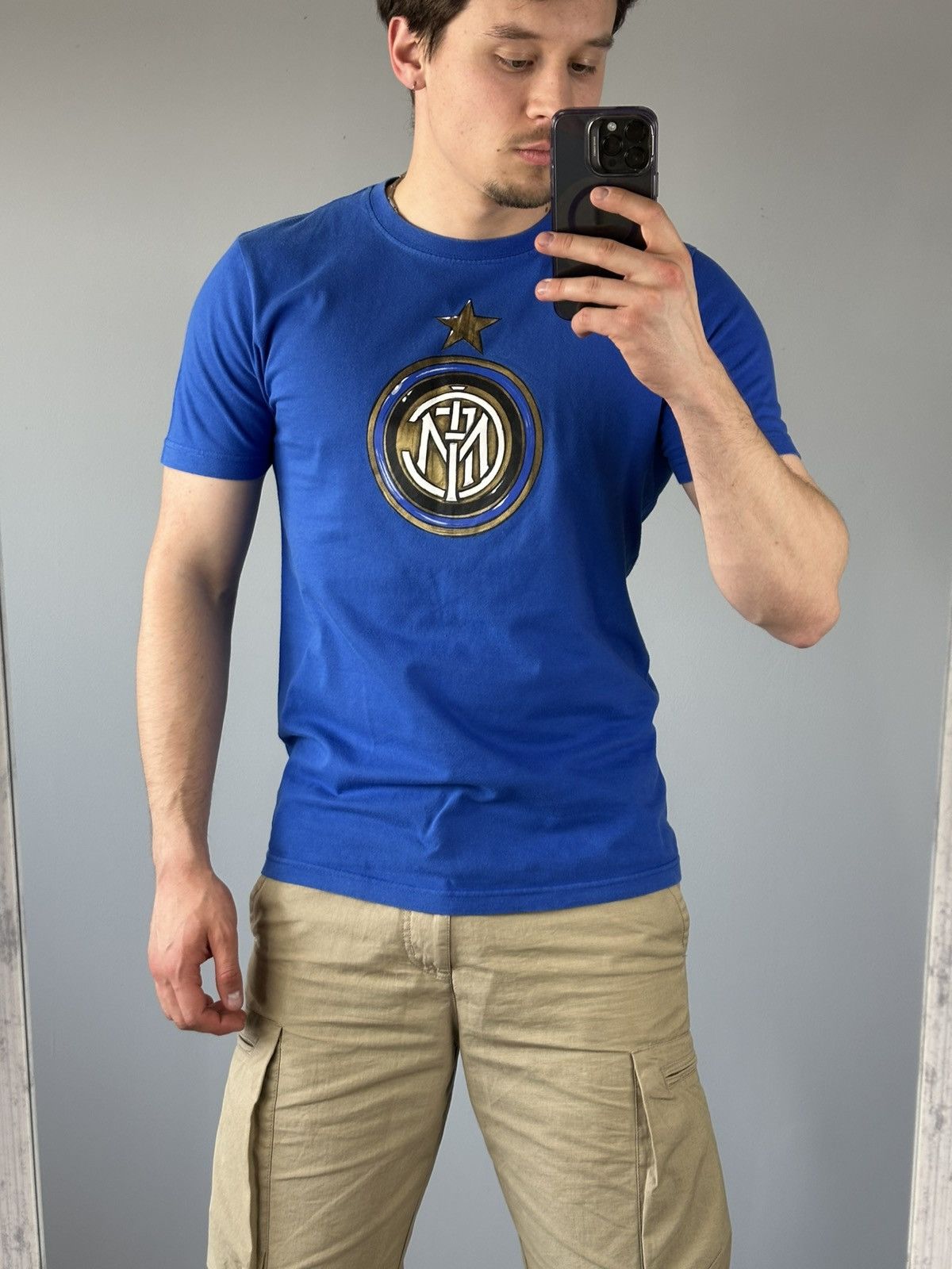 Nike Inter Milan Nike football merch t shirt mens rare vintage Size US M / EU 48-50 / 2 - 6 Thumbnail