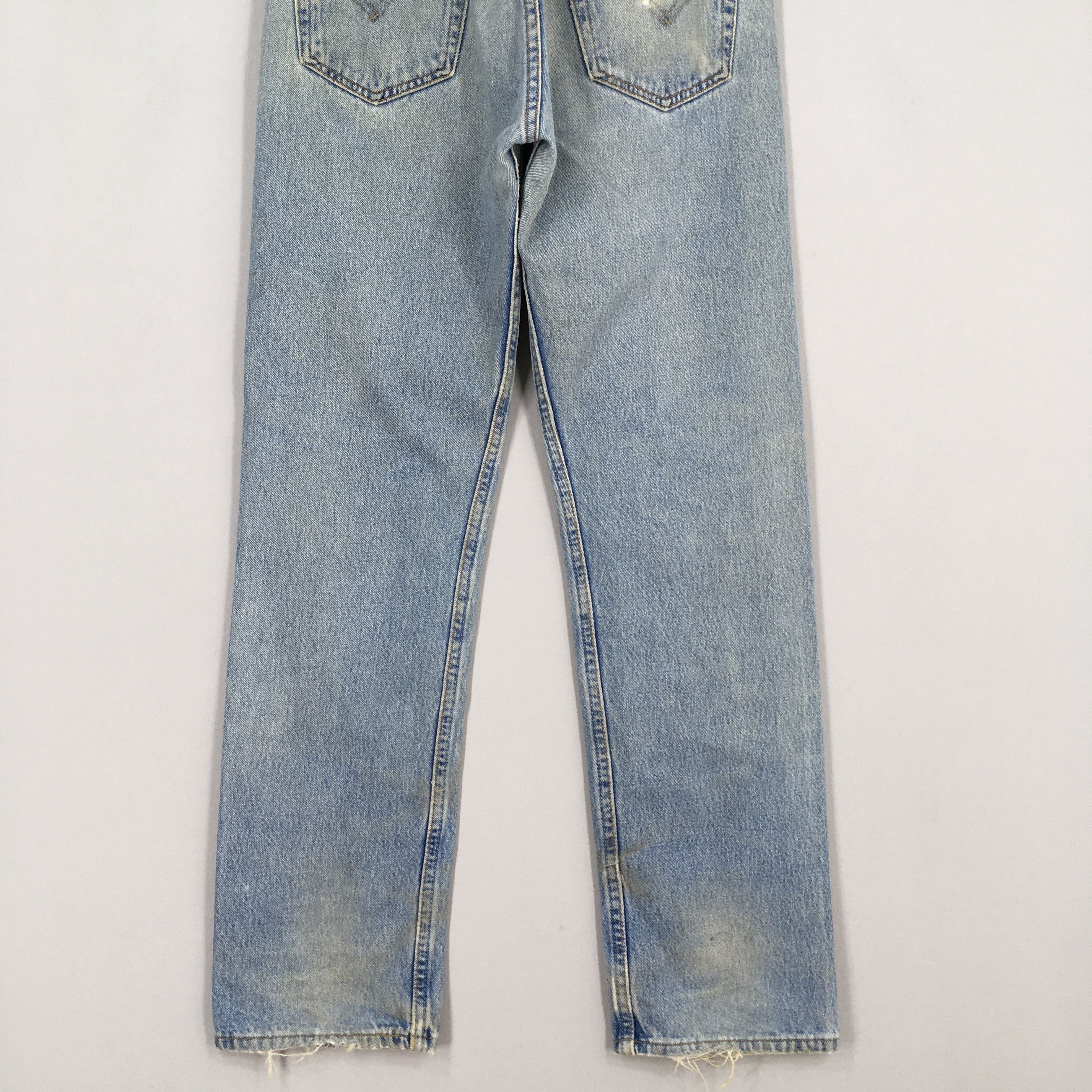 Levi's Size 31x33 Vintage 90s Levi's 501 Faded Blue Jeans S1489 Size US 31 - 10 Thumbnail