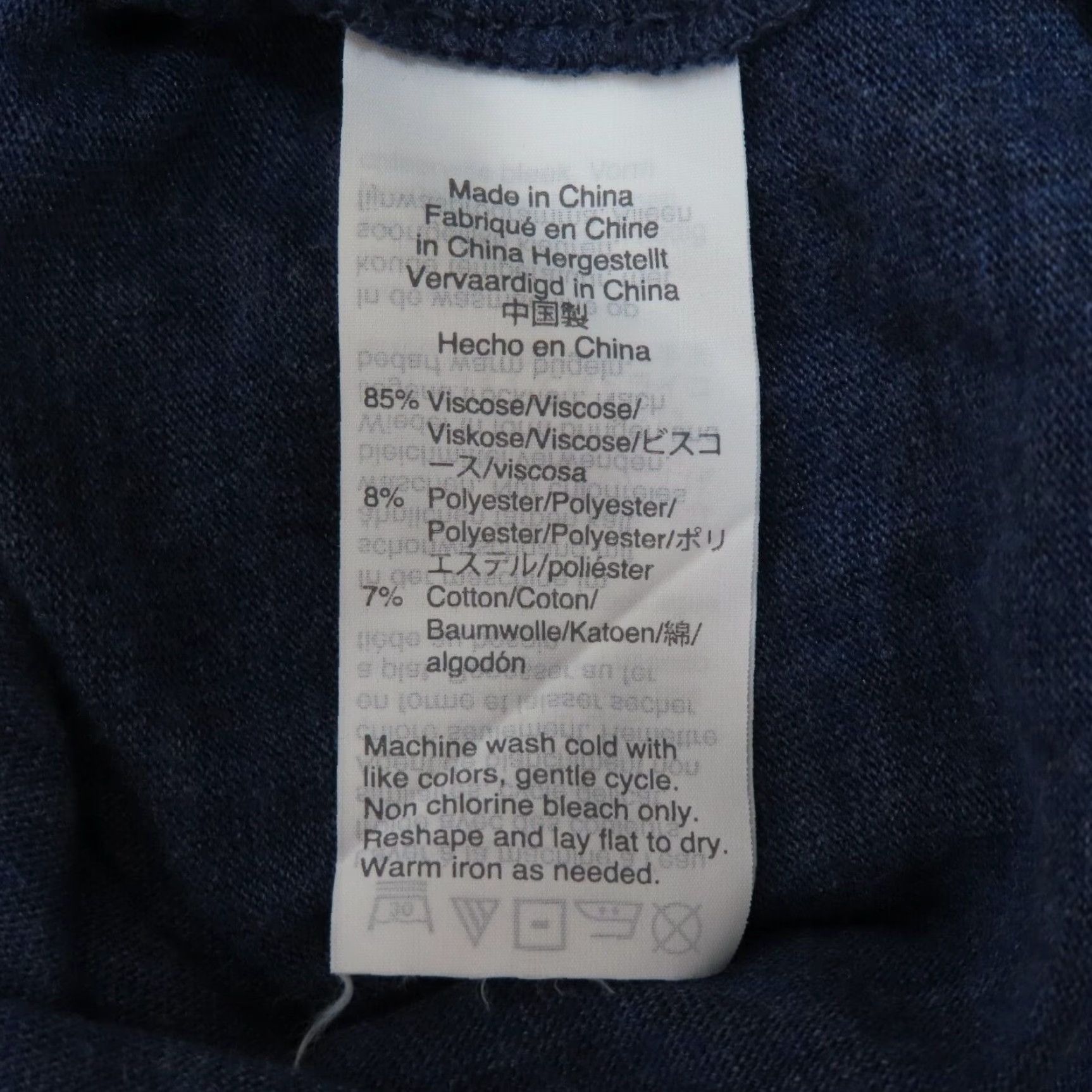 Madewell Madewell Jersey Tank Dress S Blue Sleeveless Scoop Neck Side Slits Marled Cotton Blend Jersey Casual Women Size S / US 4 / IT 40 - 6 Thumbnail