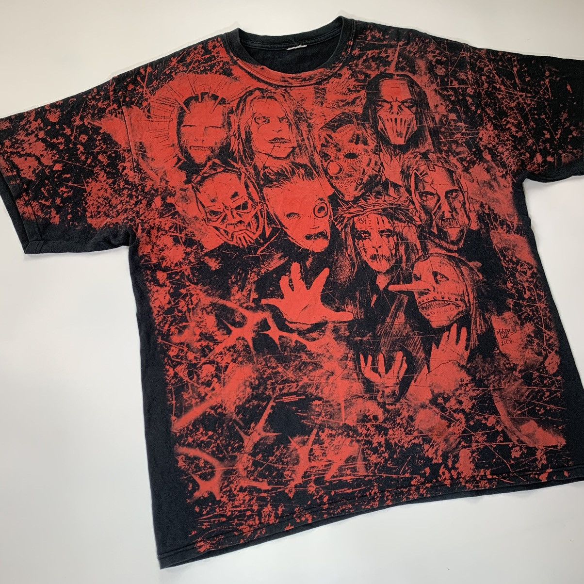 Band Tees Vintage Slipknot Overprint Tee Size US XL / EU 56 / 4 - 2 Thumbnail