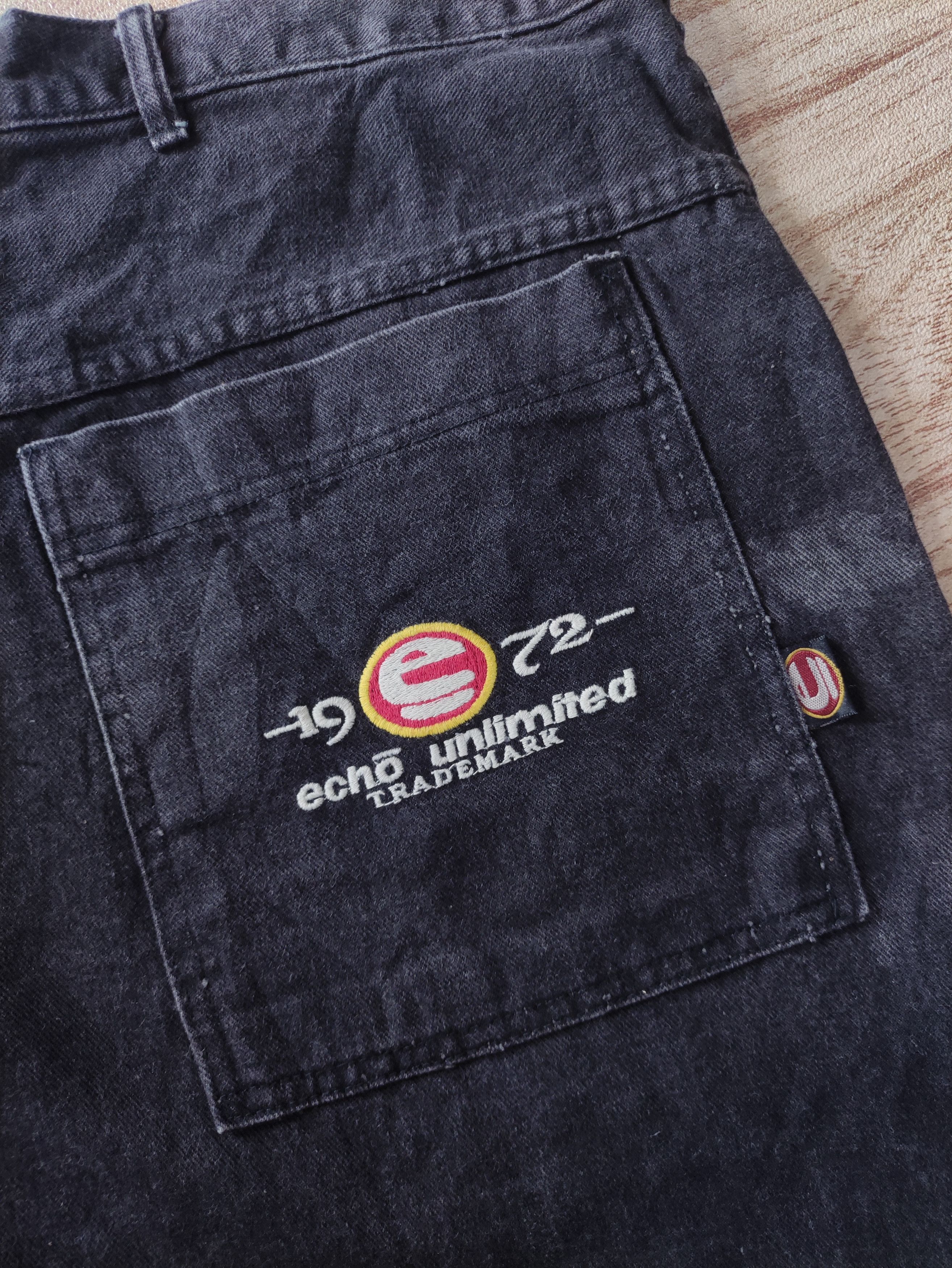 Ecko Unltd. × Vintage ECHO UNLIMITED BAGGY DENIM MADE IN USA Size US 40 / EU 56 - 3 Thumbnail
