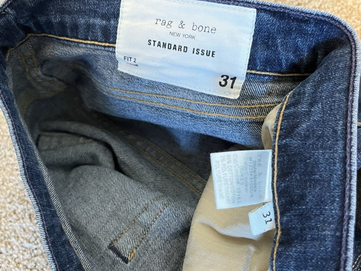 Rag & Bone Fit 2 Blue Denim Size US 31 - 4 Thumbnail