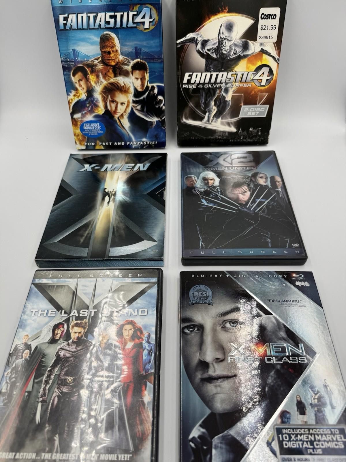 Designer Marvel DVD Blu-ray Lot 15 Movies Spider-Man X-Men Iron Man Size ONE SIZE - 3 Thumbnail