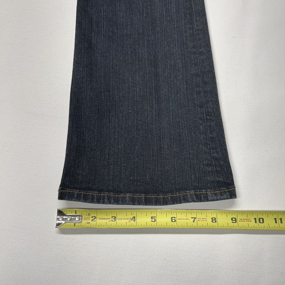Pepe Jeans × Vintage VTG Pepe Jeans Blue Flared Bootcut London Pocket Patch Y2K Size 34" / US 12 / IT 48 - 20 Thumbnail