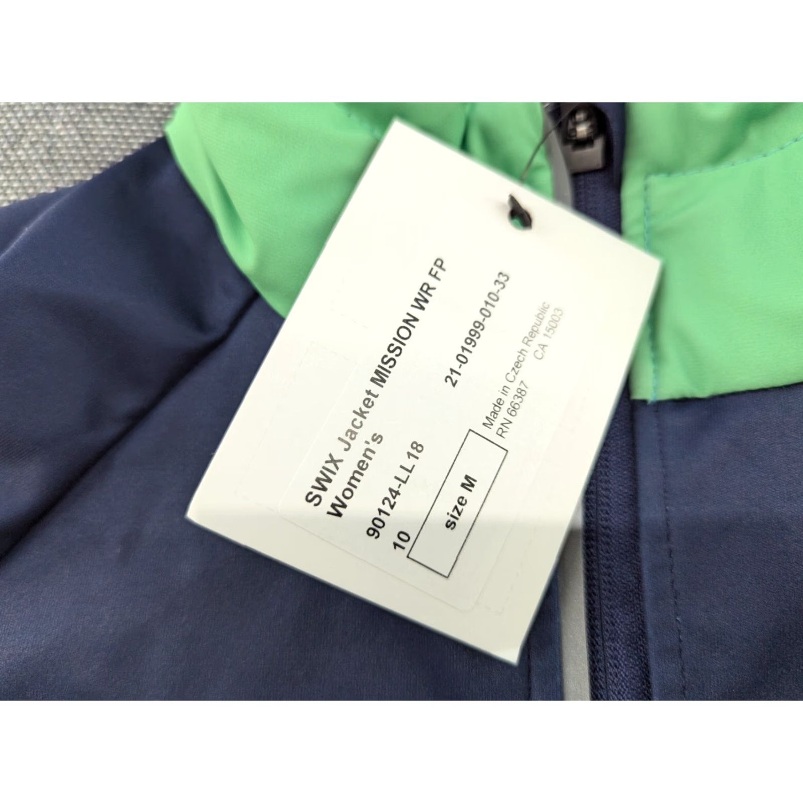Vintage Swix Jacket Womens Medium Blue Full Zip Cross Country Ski Outdoor Size M / US 6-8 / IT 42-44 - 2 Thumbnail