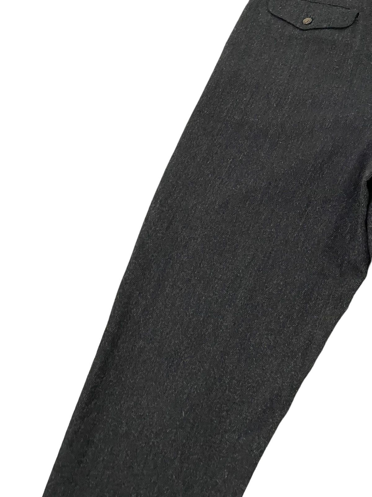 Comme des Garcons Vtg 90s CDGH Herringbones Wide Wool Trouser Tapered 6🟦5 Size US 29 - 17 Thumbnail