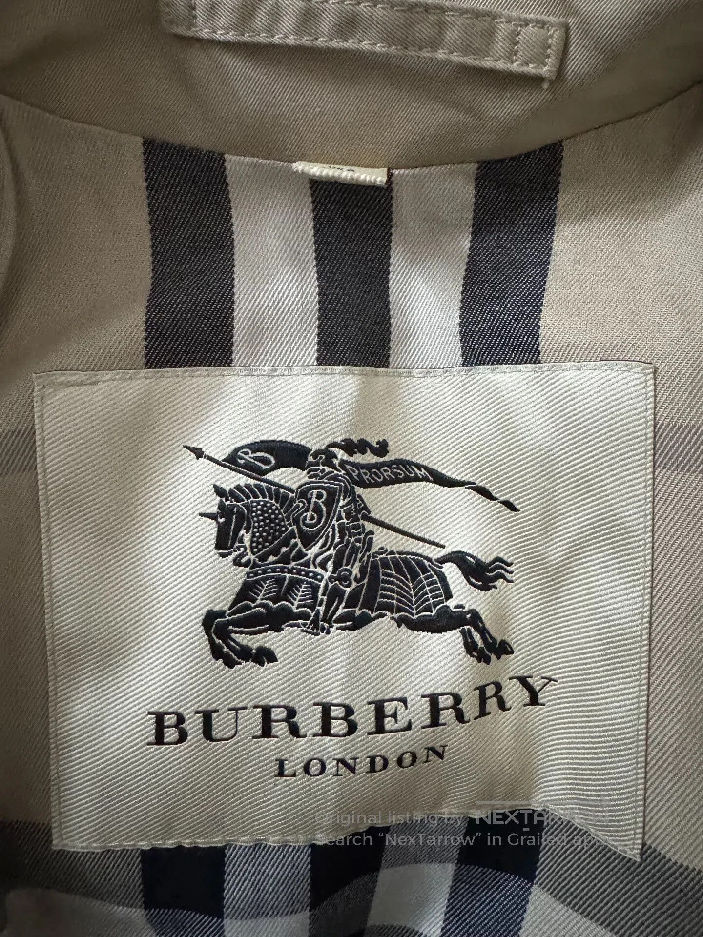 Burberry burberry double-breasted trench coat. Size S / US 4 / IT 40 - 3 Thumbnail