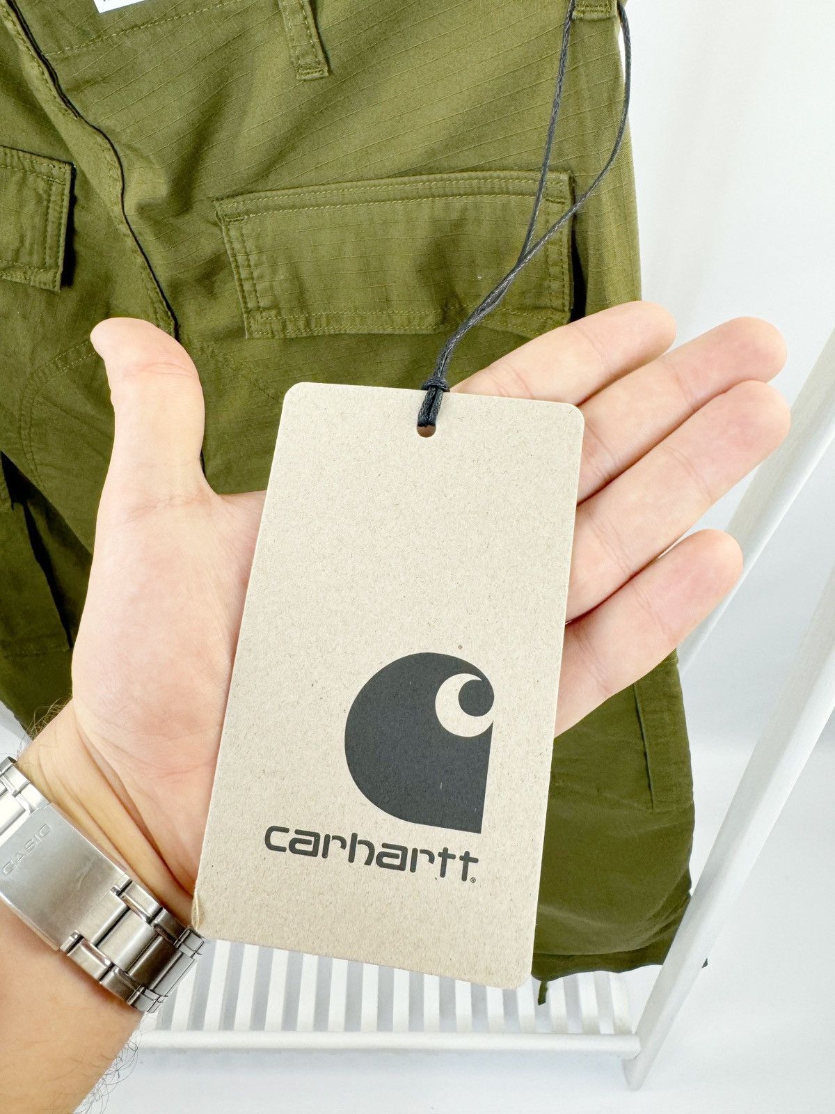Carhartt Carhartt Regular Cargo Green Pants Size US 32 / EU 48 - 7 Thumbnail