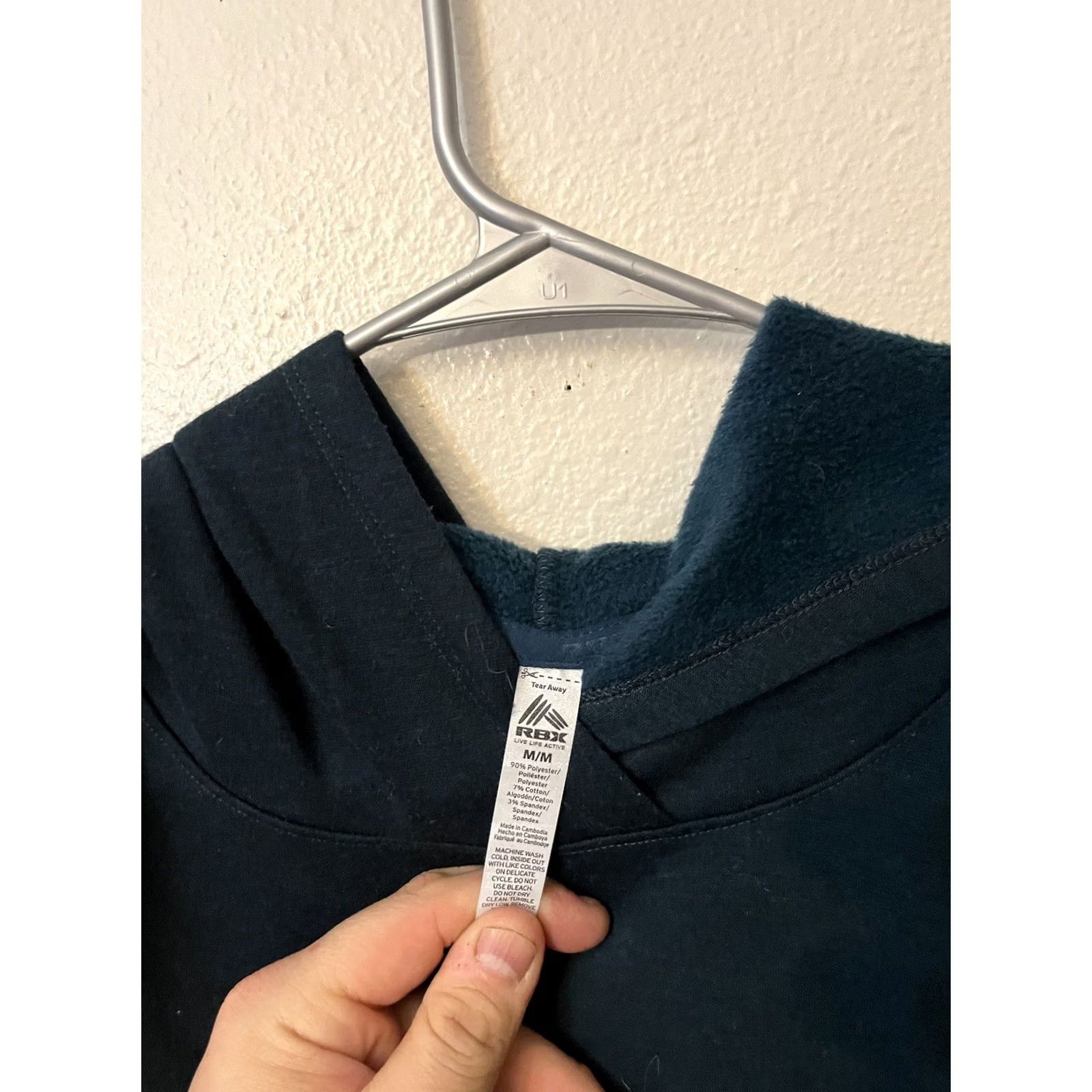 Vintage RBX Hoodie Women's Active Pullover Long Sleeve Sweatshirt teal Green medium Size M / US 6-8 / IT 42-44 - 2 Thumbnail