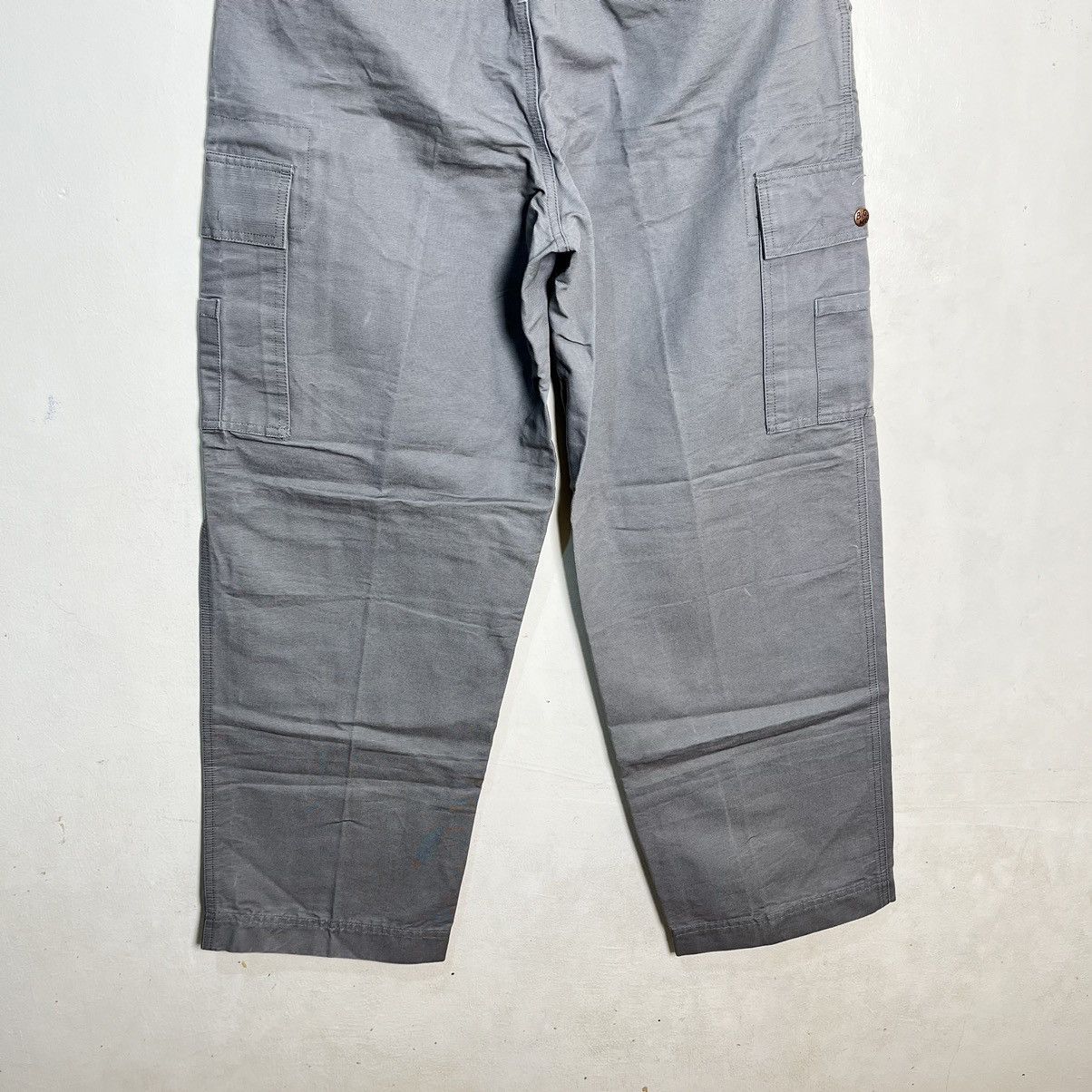 Big Mac Vintage Big Mac Workwear Baggy Cargo Pants Size US 31 - 13 Thumbnail