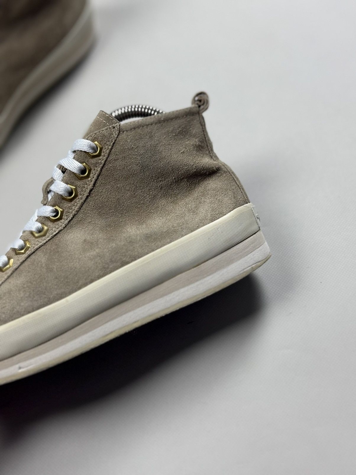 Car Shoe Car Shoe By Prada High Top Suede Lace Up Sneakers Shoes Size US 9 / IT 39 - 15 Thumbnail
