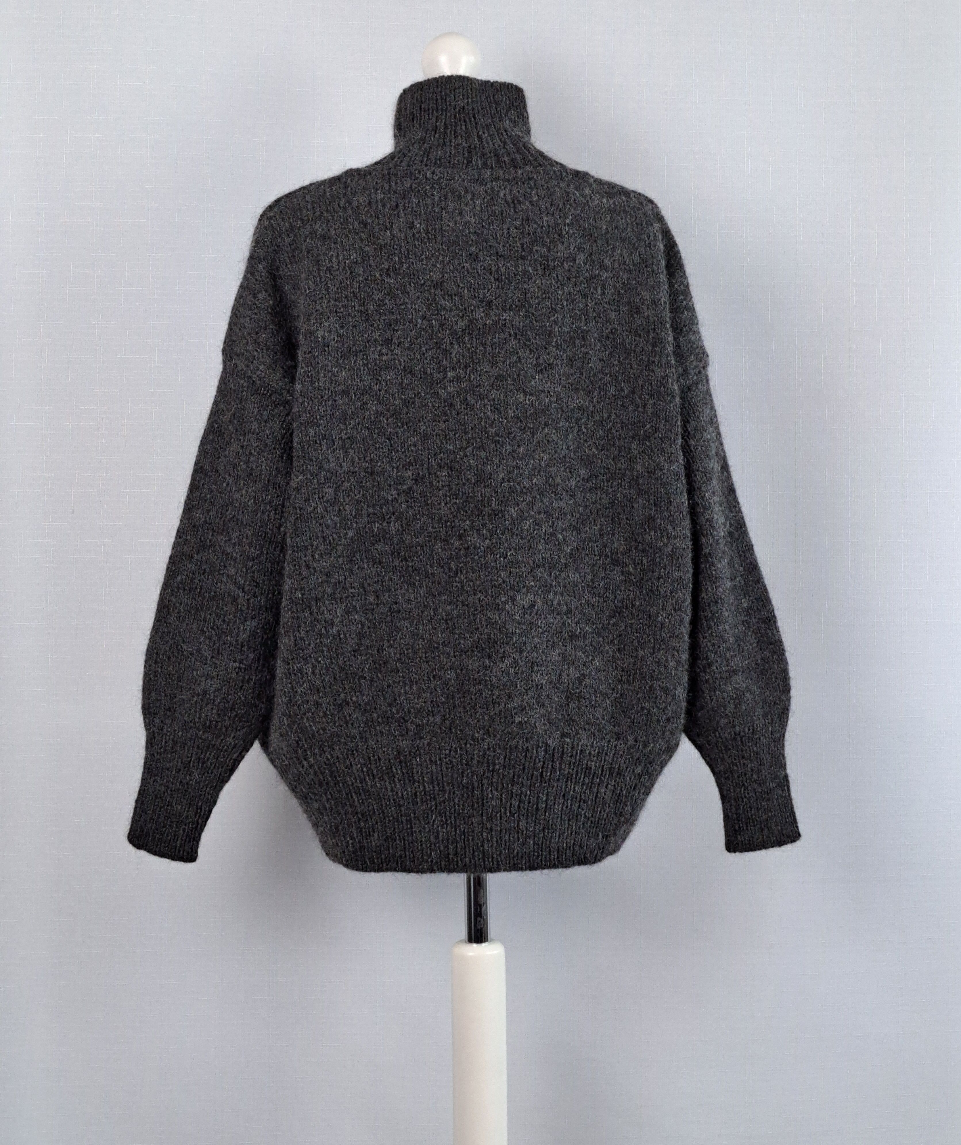 Designer SKALL STUDIO Issy knit sweater in dark gray. Size XS / US 0-2 / IT 36-38 - 3 Thumbnail