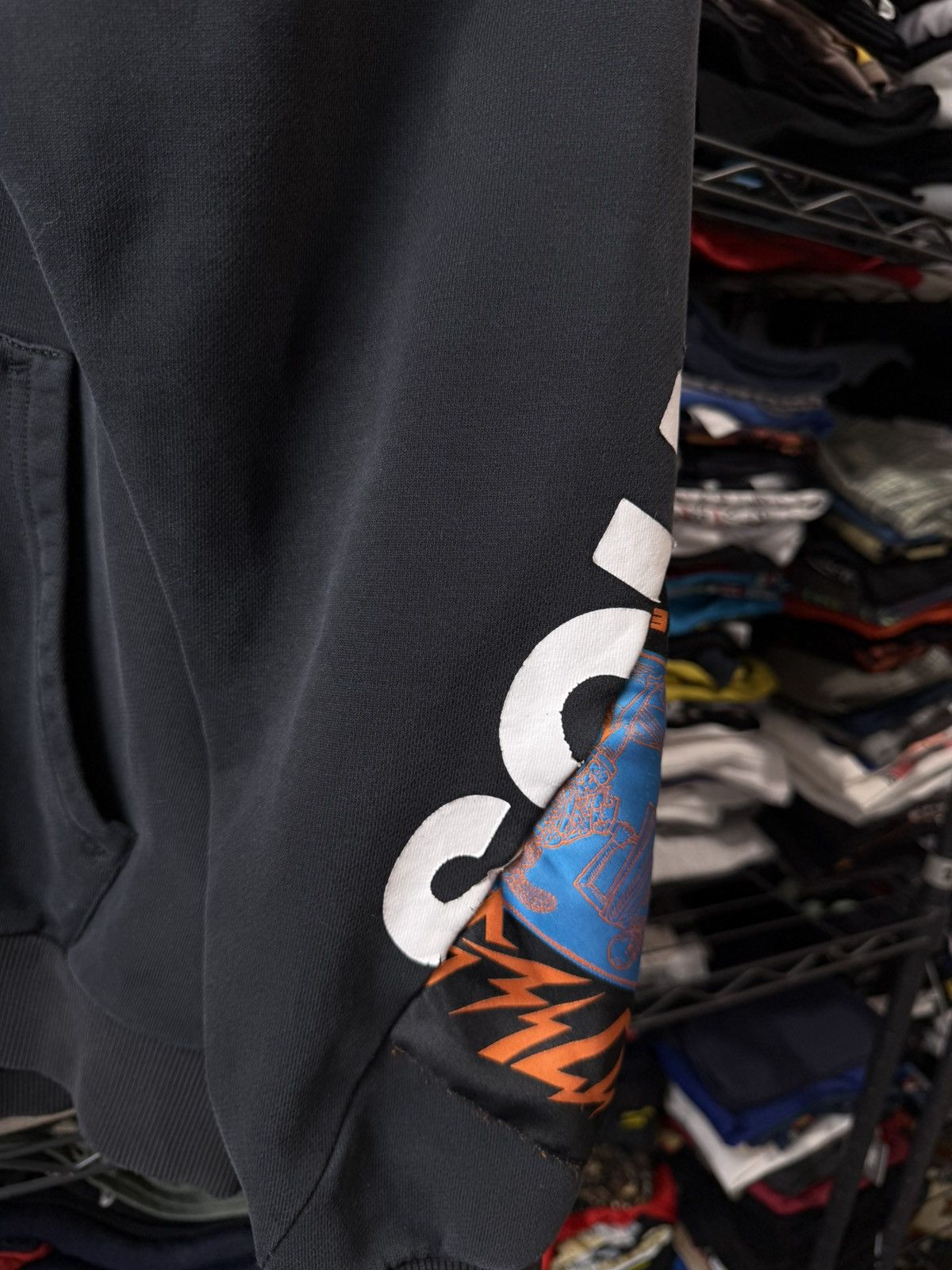 Diesel 💥 Rare! Patchwork Diesel Archive Hoodie Avant Garde Hype Size US M / EU 48-50 / 2 - 5 Thumbnail