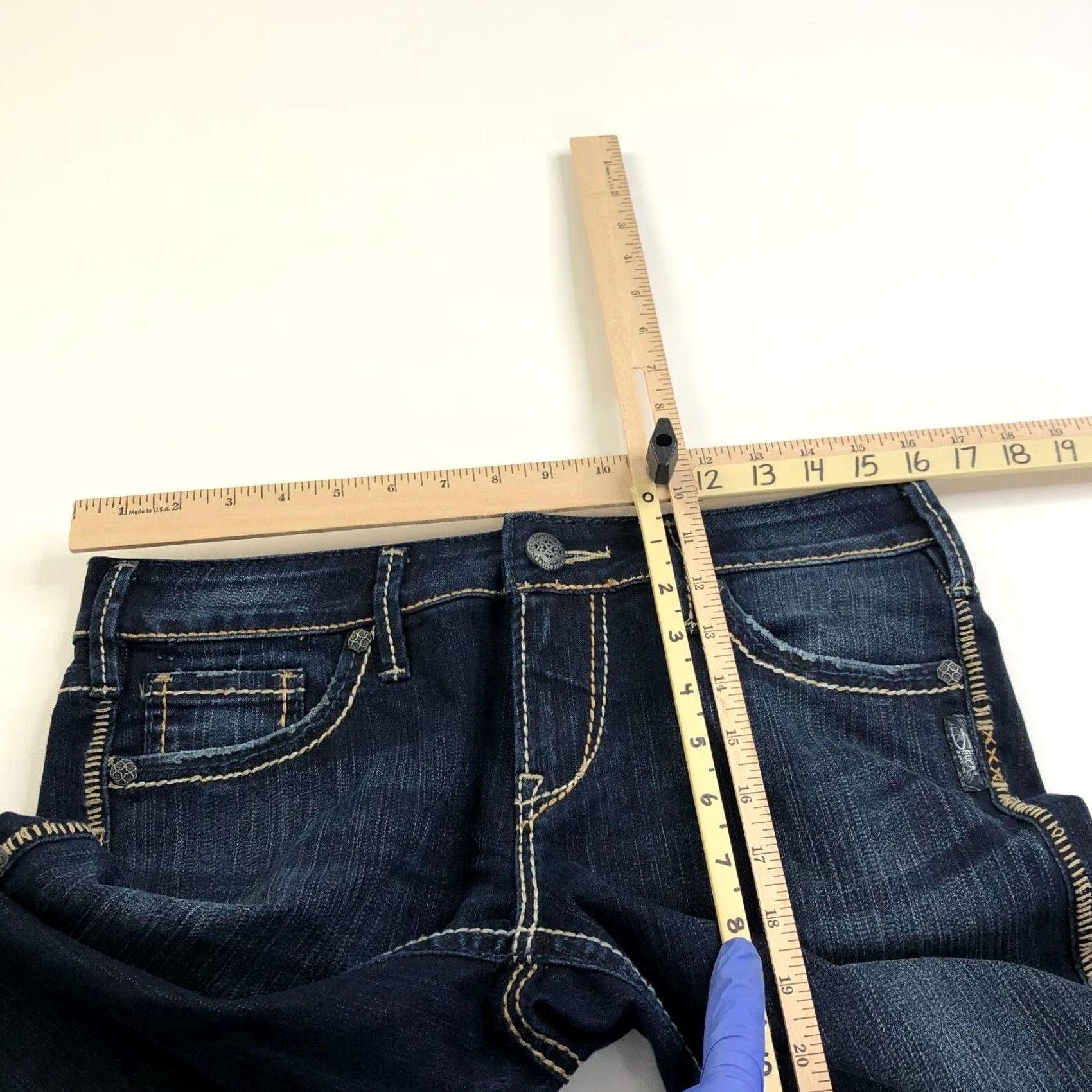 Silver Jeans Co. Silver Jeans MINT Aiko Bootcut Jeans 29 x 33 Low Rise Stretch 5-Pocket Denim Women Unspecified IN 32W 31L Vintage: No Size 29" - 6 Thumbnail