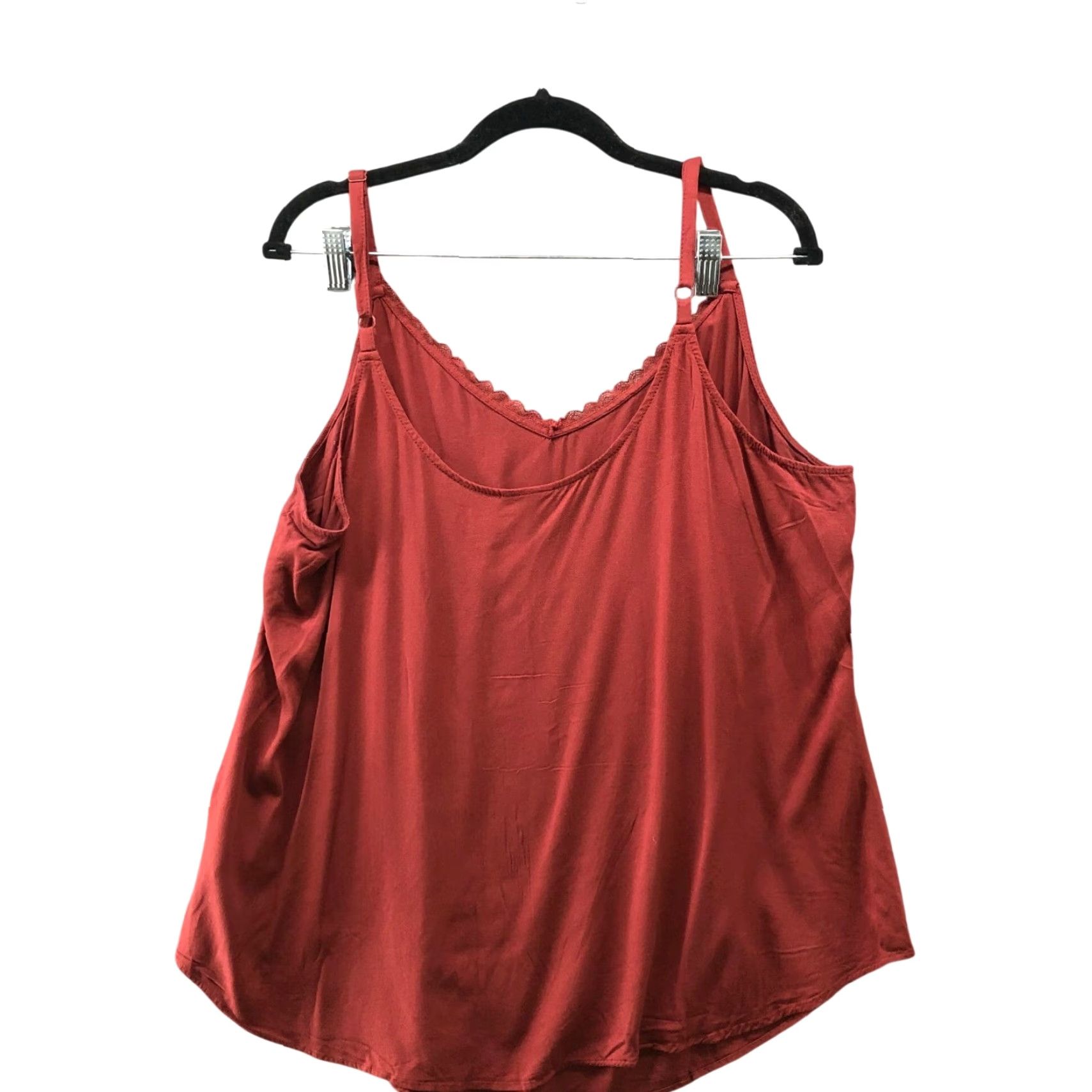 Torrid Torrid Camisole Tank Shirt Womens 1X Brown V-Neck Rayon Spandex Lightweight Casual Vest Mens? Size XL / US 12-14 / IT 48-50 - 2 Thumbnail