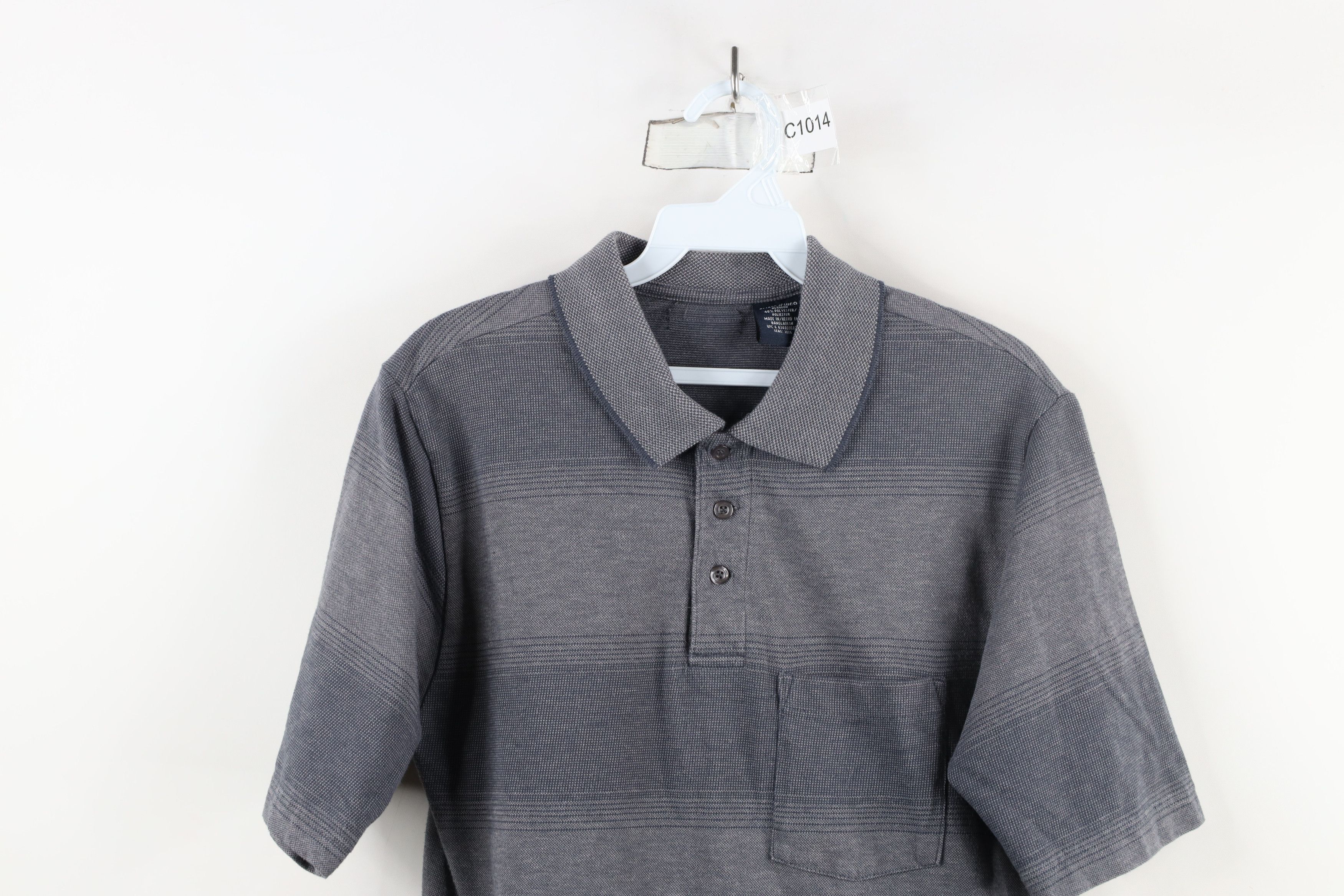 Vintage Vintage 90s Streetwear Striped Knit Collared Golf Polo Shirt Size US S / EU 44-46 / 1 - 2 Thumbnail