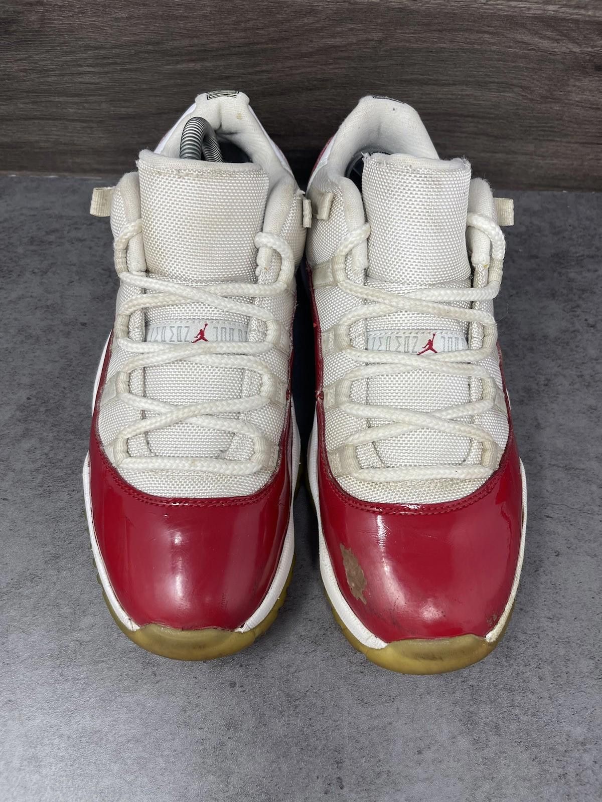 Jordan Brand Air Jordan 11 Low Cherry Sneakers Mens Size 8 White Red Size US 8 / EU 41 - 3 Thumbnail