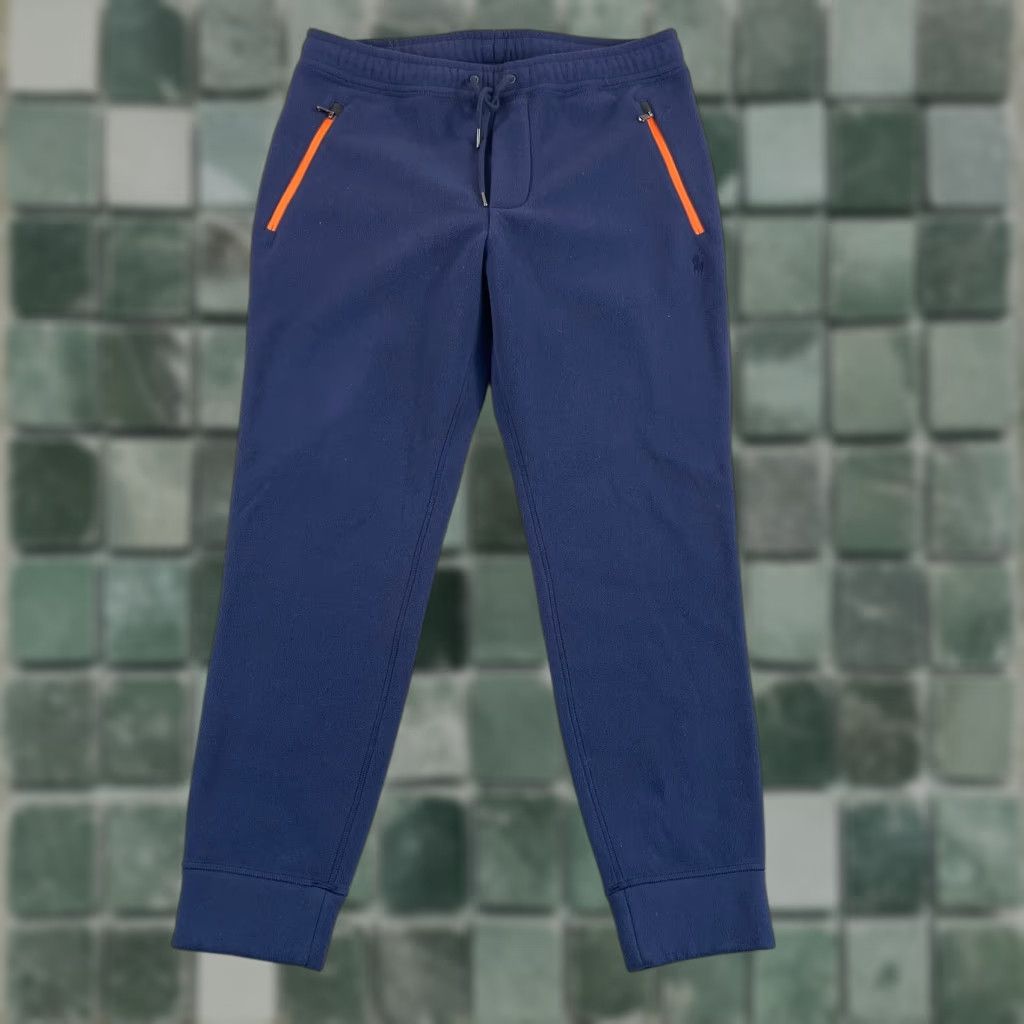 Polo Ralph Lauren Polo Ralph Lauren Fleece Jogger Pants Men Medium Navy Tapered Leg Contrast Zip Size US S / EU 44-46 / 1 - 1 Thumbnail
