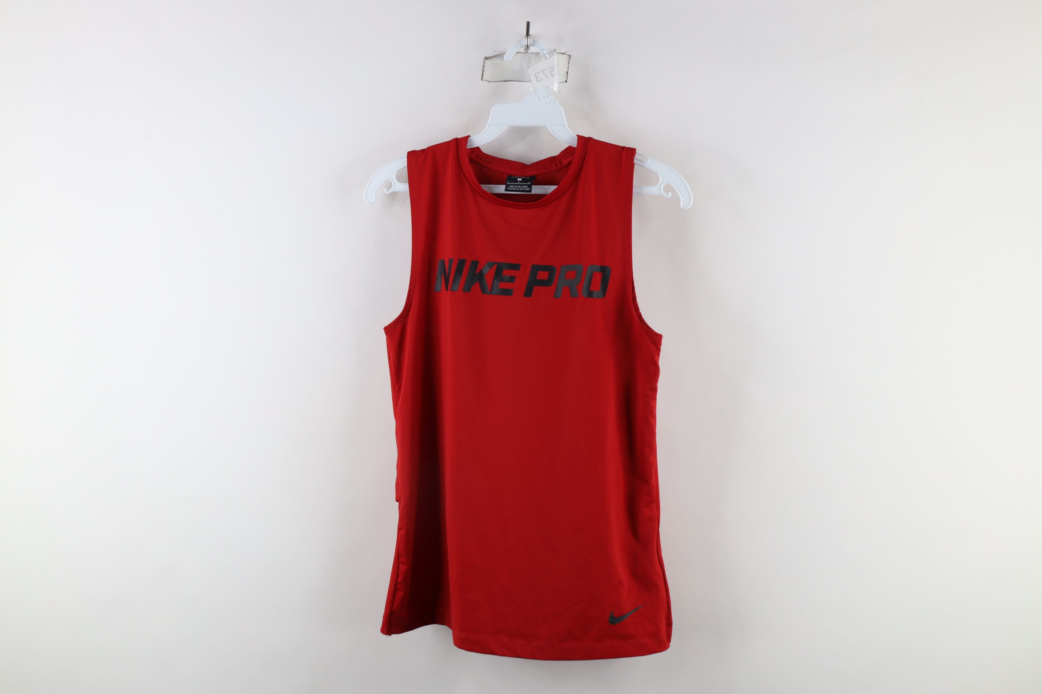 Nike × Vintage Nike Pro Compression Training Sleeveless Muscle Gym T-Shirt Size US S / EU 44-46 / 1 - 1 Thumbnail