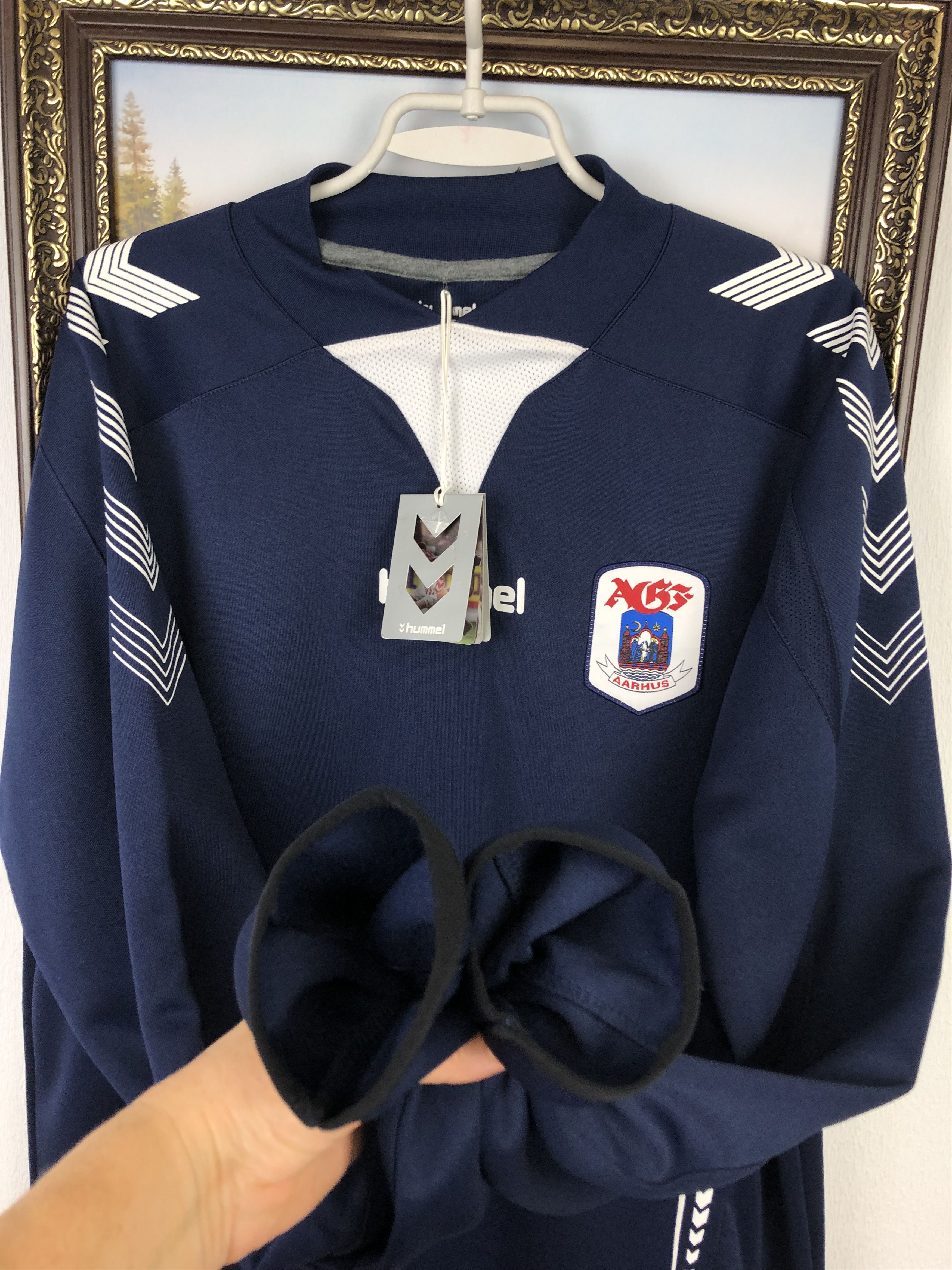 Hummel Hummel AGF Aarhus Football Sweatshirt Soccer Track Top Size US XL / EU 56 / 4 - 7 Thumbnail