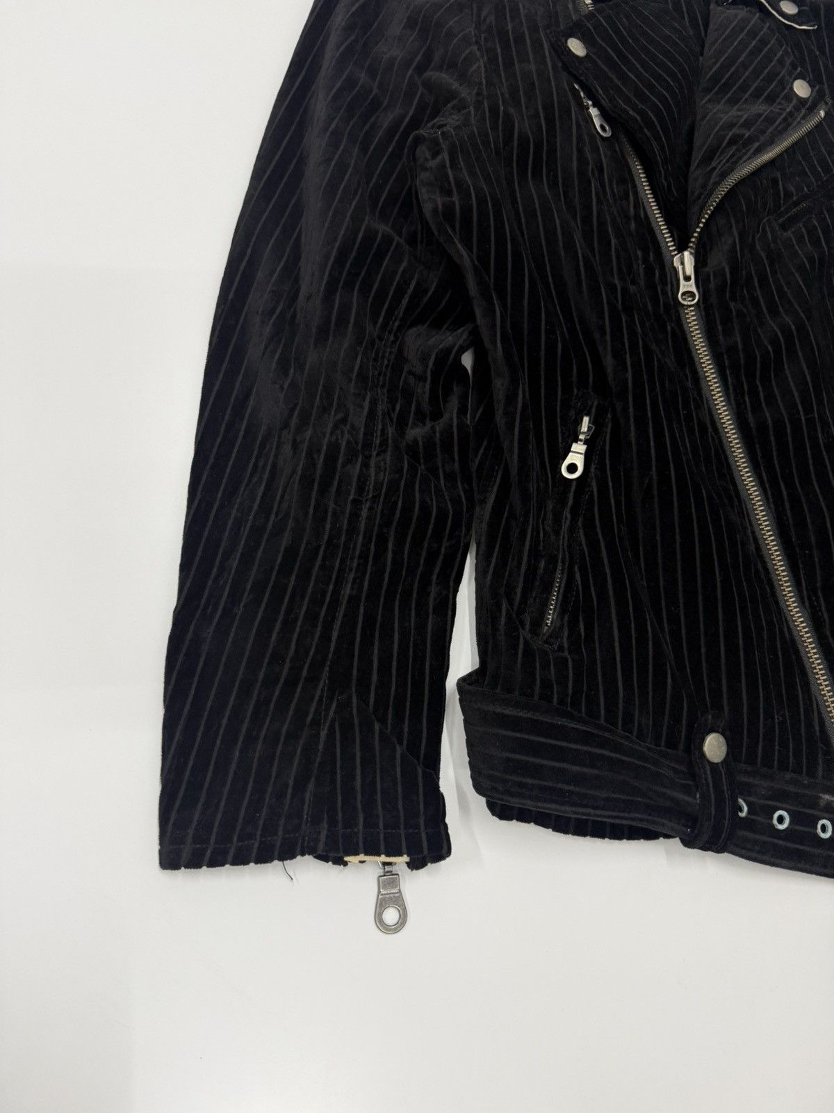 Japanese Brand 🔥 Power To The People Velvet Double Collar Japan UrbanJacket Size US S / EU 44-46 / 1 - 4 Thumbnail