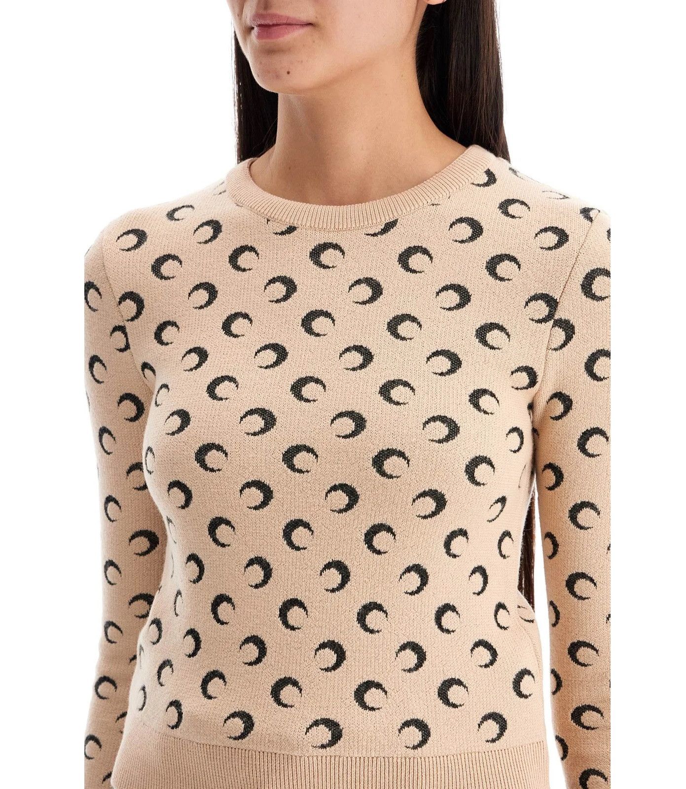 Marine Serre Moon jacquard pattern jumper Size XS / US 0-2 / IT 36-38 - 2 Thumbnail