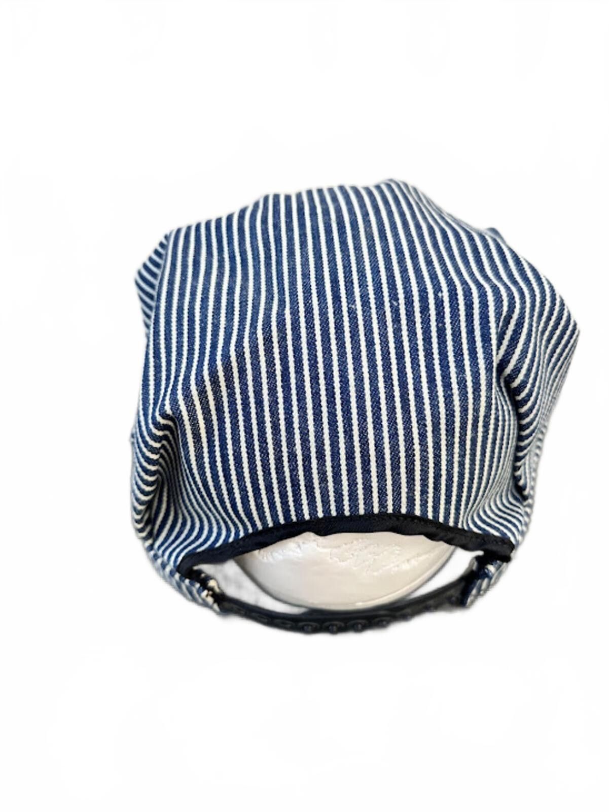 Other Vintage Hickory Stripe Rail Cap Made USA Size ONE SIZE - 2 Thumbnail