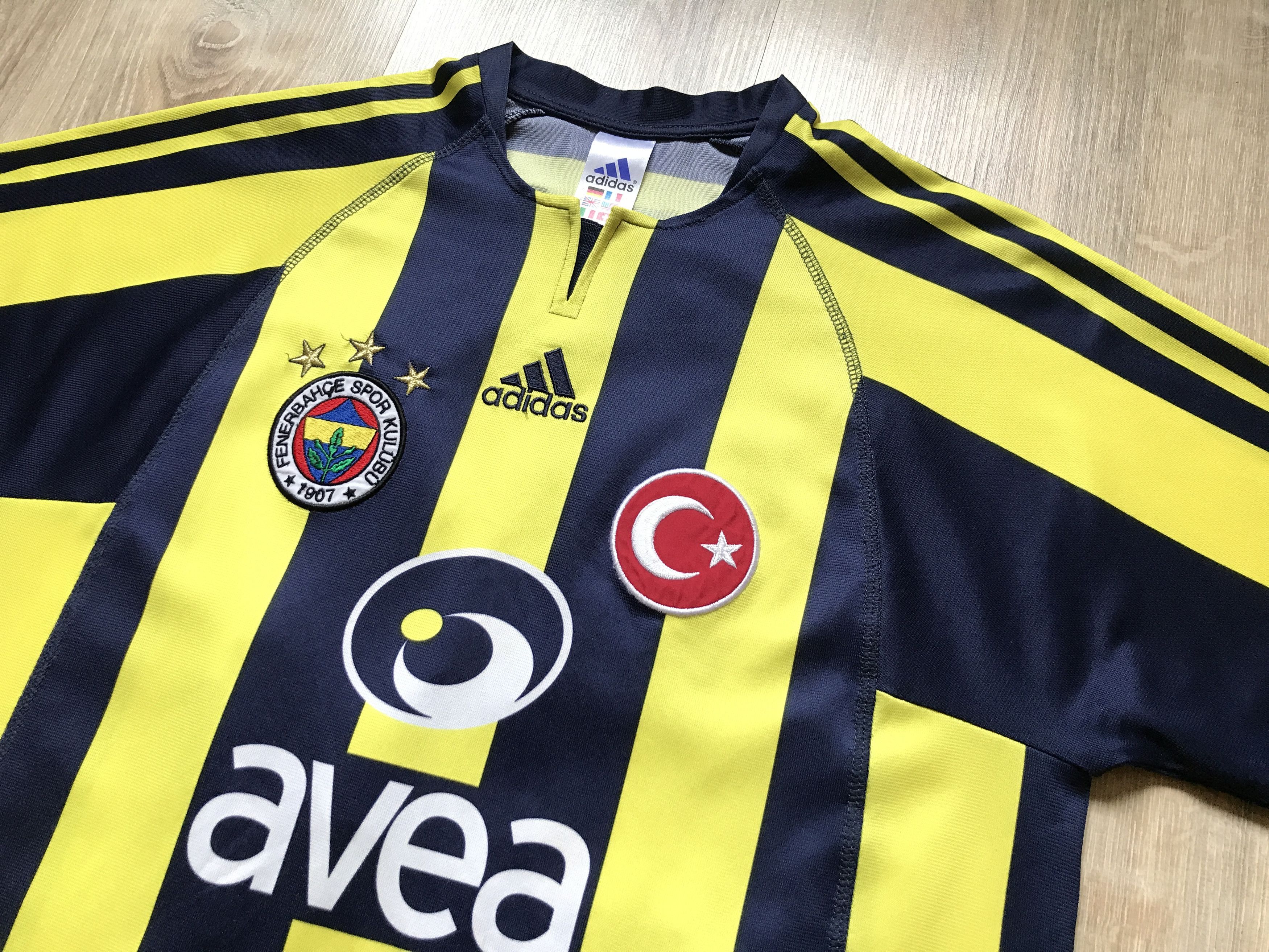 Adidas × Vintage Vintage Adidas Fenerbahce Home Shirt #34 Özcan Size US S / EU 44-46 / 1 - 3 Thumbnail