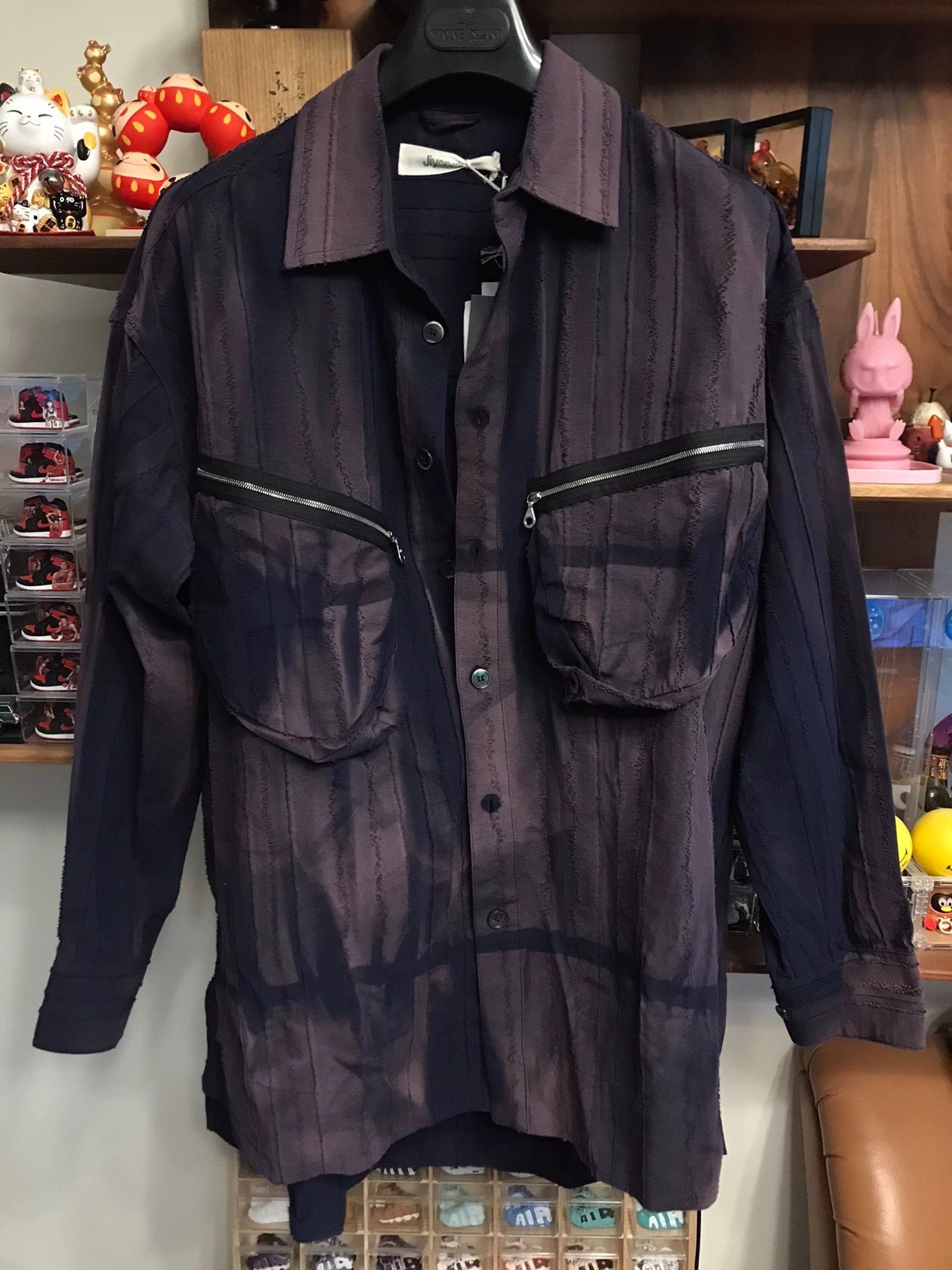 JiyongKim Jiyongkim Classic Sun-Faded Pleated 2 Slant Pockets Jkt L Size US L / EU 52-54 / 3 - 1 Thumbnail