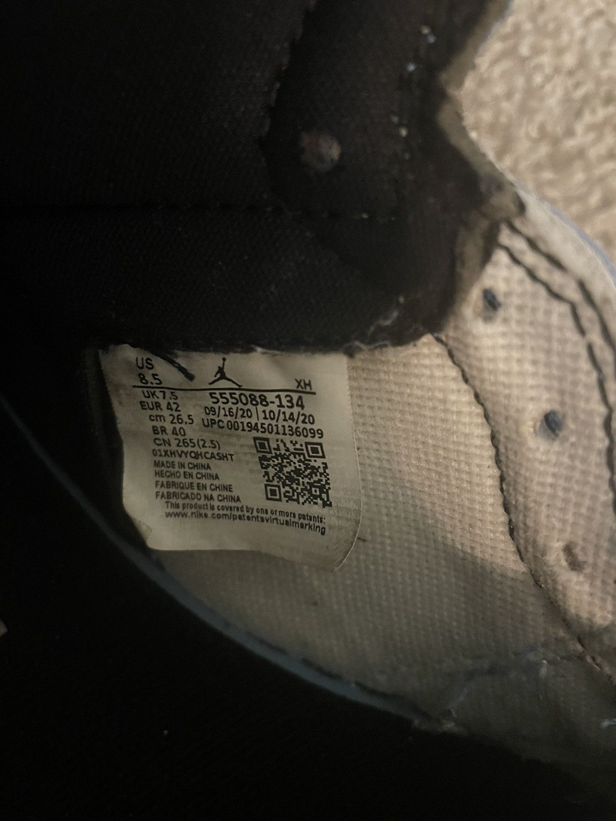 Jordan Brand Jordan 1 ‘University Blue’ Size US 8.5 / EU 41-42 - 10 Thumbnail