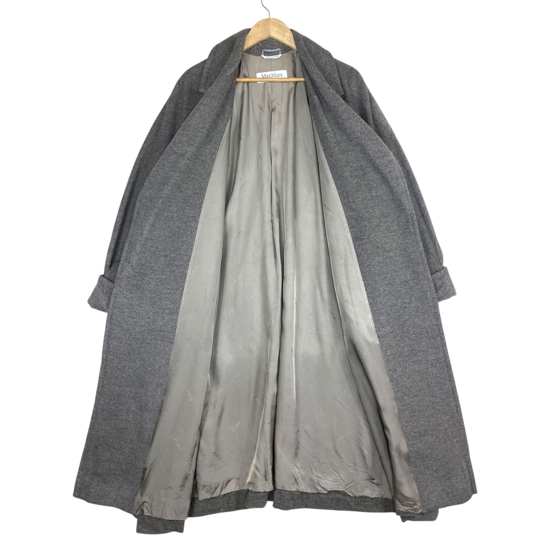 Max Mara STEAL💥MAX MARA LONG COAT JACKET Size M / US 6-8 / IT 42-44 - 4 Thumbnail