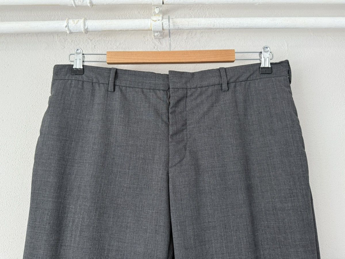 Prada Prada Slim Wool Trousers in Charcoal Grey Size US 34 / EU 50 - 3 Thumbnail
