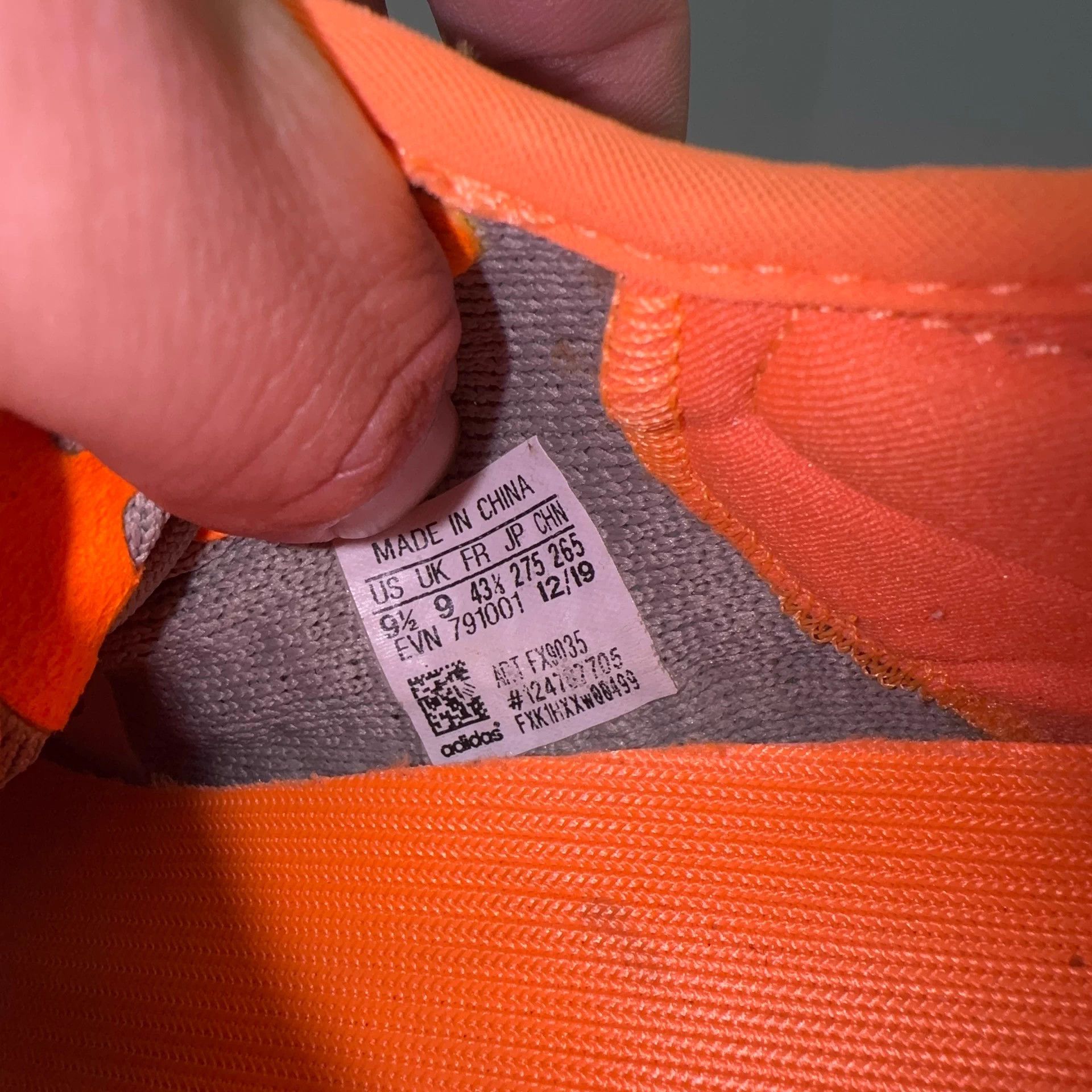 Adidas Adidas Yeezy 350 Sage Honeydew Reflective Gray Orange 43 Size US 10 / EU 43 - 7 Thumbnail