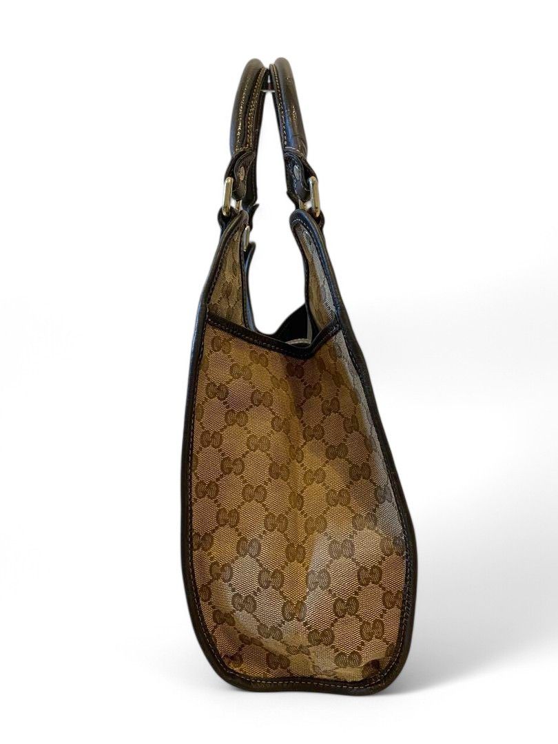 Gucci Gucci - Jackie One Shoulder Bag Brown Beige Monogram Size ONE SIZE - 3 Thumbnail