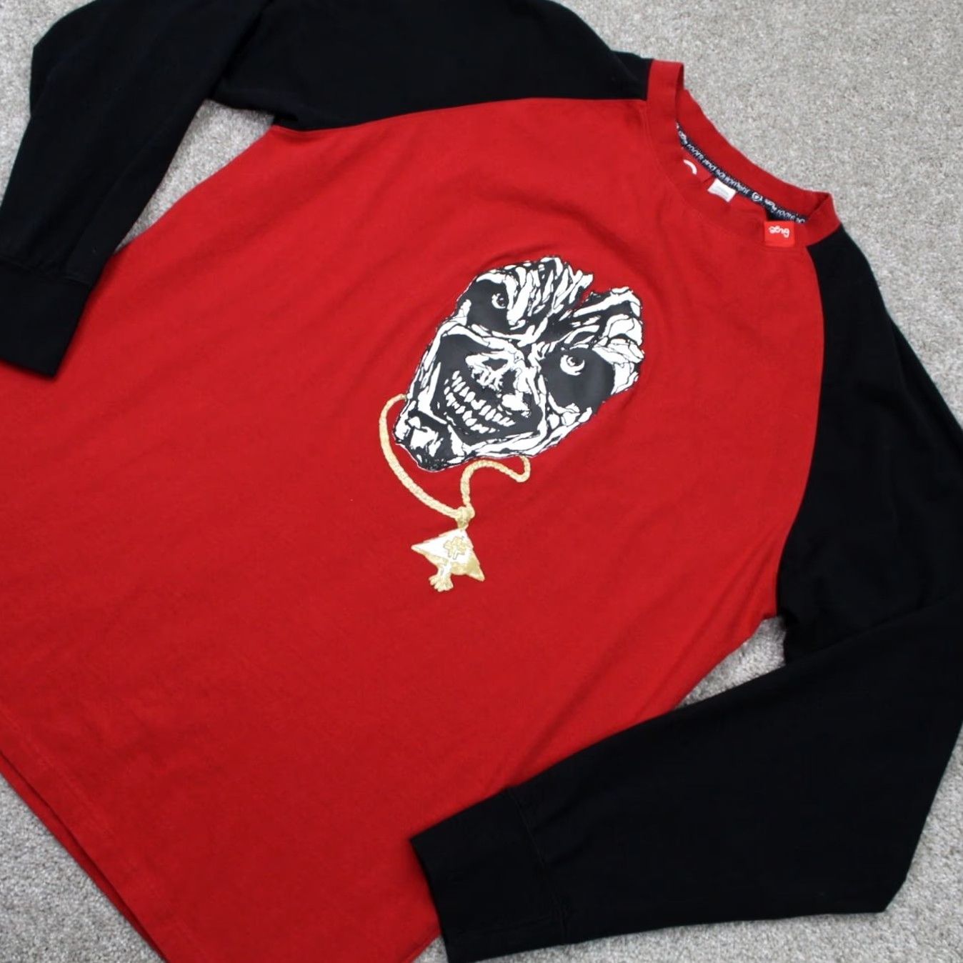 Vintage LRG Graphic Shirt Mens 2XL Red/Black 100% Cotton Long Sleeve Pullover Crew Neck T-Shirt Size US XXL / EU 58 / 5 - 3 Thumbnail