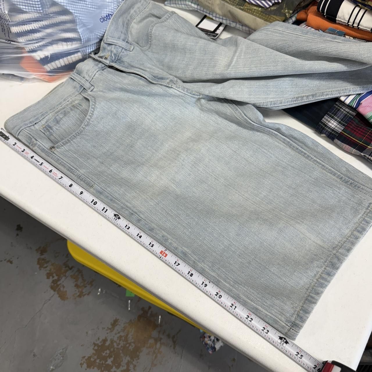 Avirex × Vintage Avirex Vintage Baggy Faded White Washed Jorts Jean Shorts 34 Size US 34 / EU 50 - 5 Thumbnail