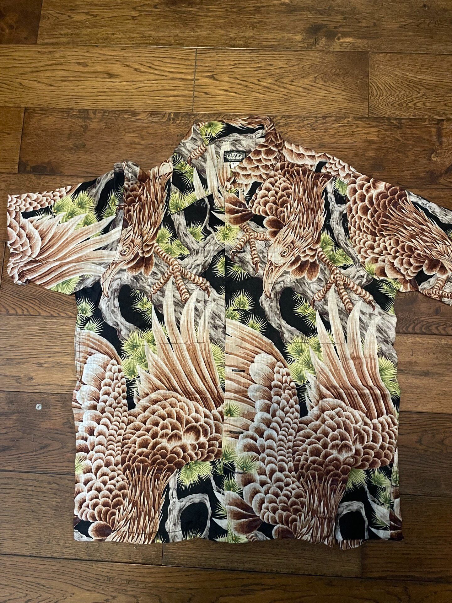 BLACK SIGN Black Sign Eagle Cotton Linen Shirt Size US M / EU 48-50 / 2 - 1 Preview