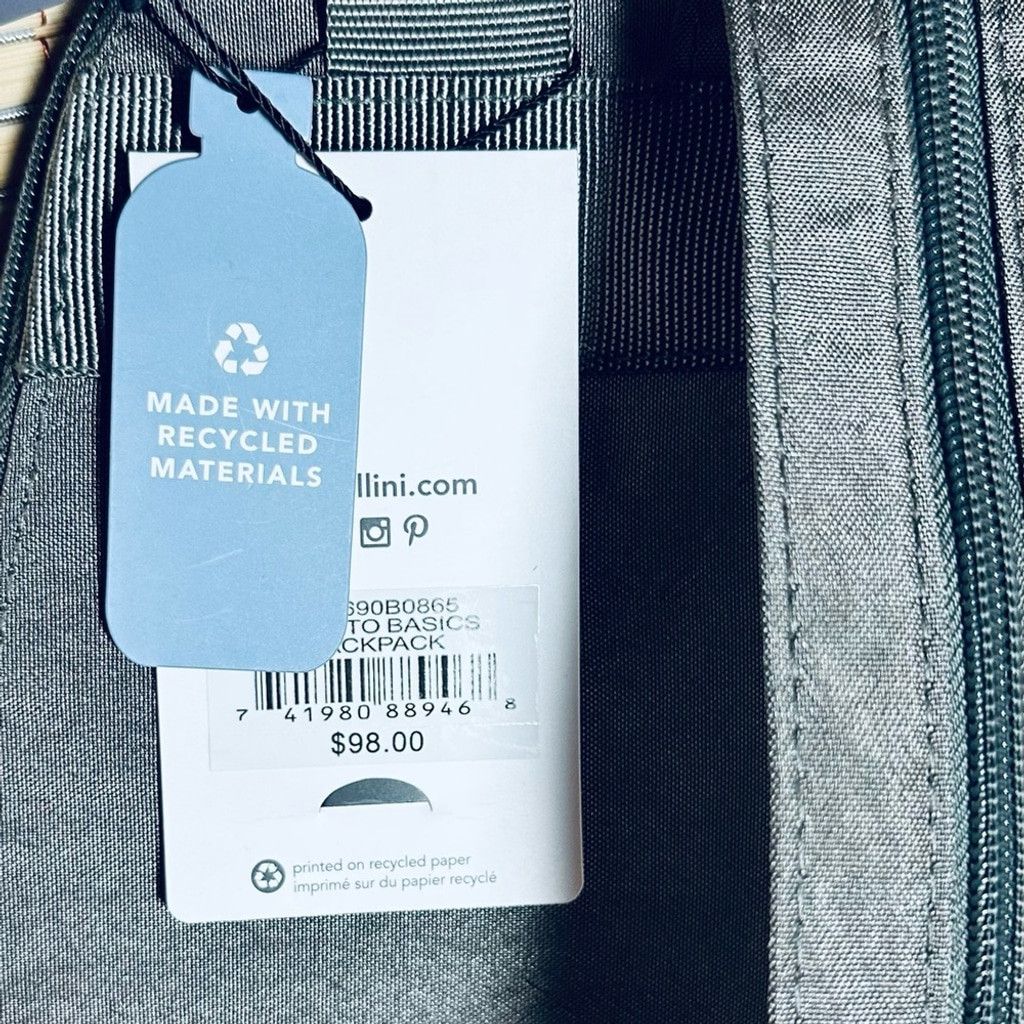 Other NWT- Baggallini Back to Basics Backpack -Steel Mini Backpack Size ONE SIZE - 10 Thumbnail